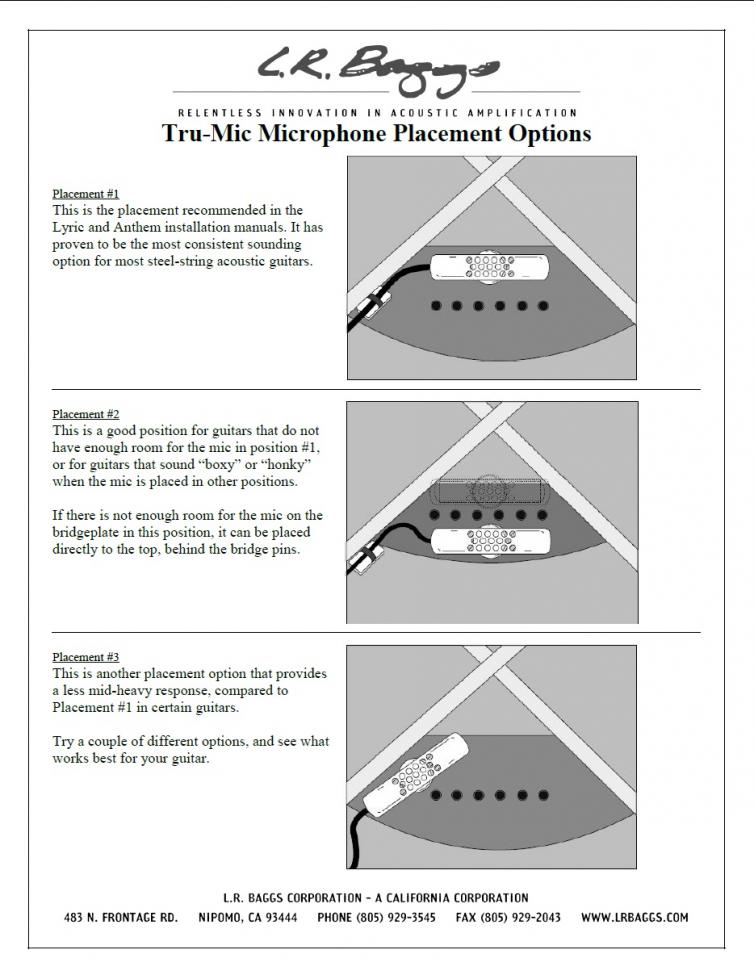 Improving the LR Baggs Lyric sound - The Acoustic Guitar Forum