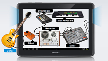 Компания Samsung начала соревнование с Apple в сфере профессиональных аудио/MIDI-приложений для мобильных устройств