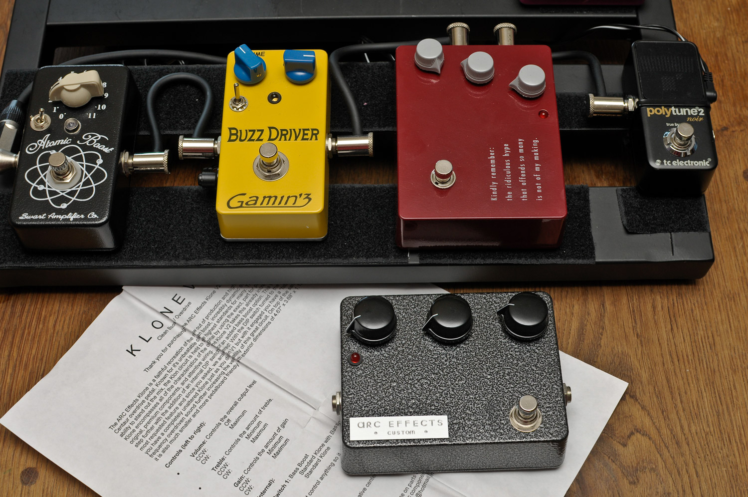ARC V2 Klone manual | The Gear Page ARC V2 Klone manual | The Gear Page