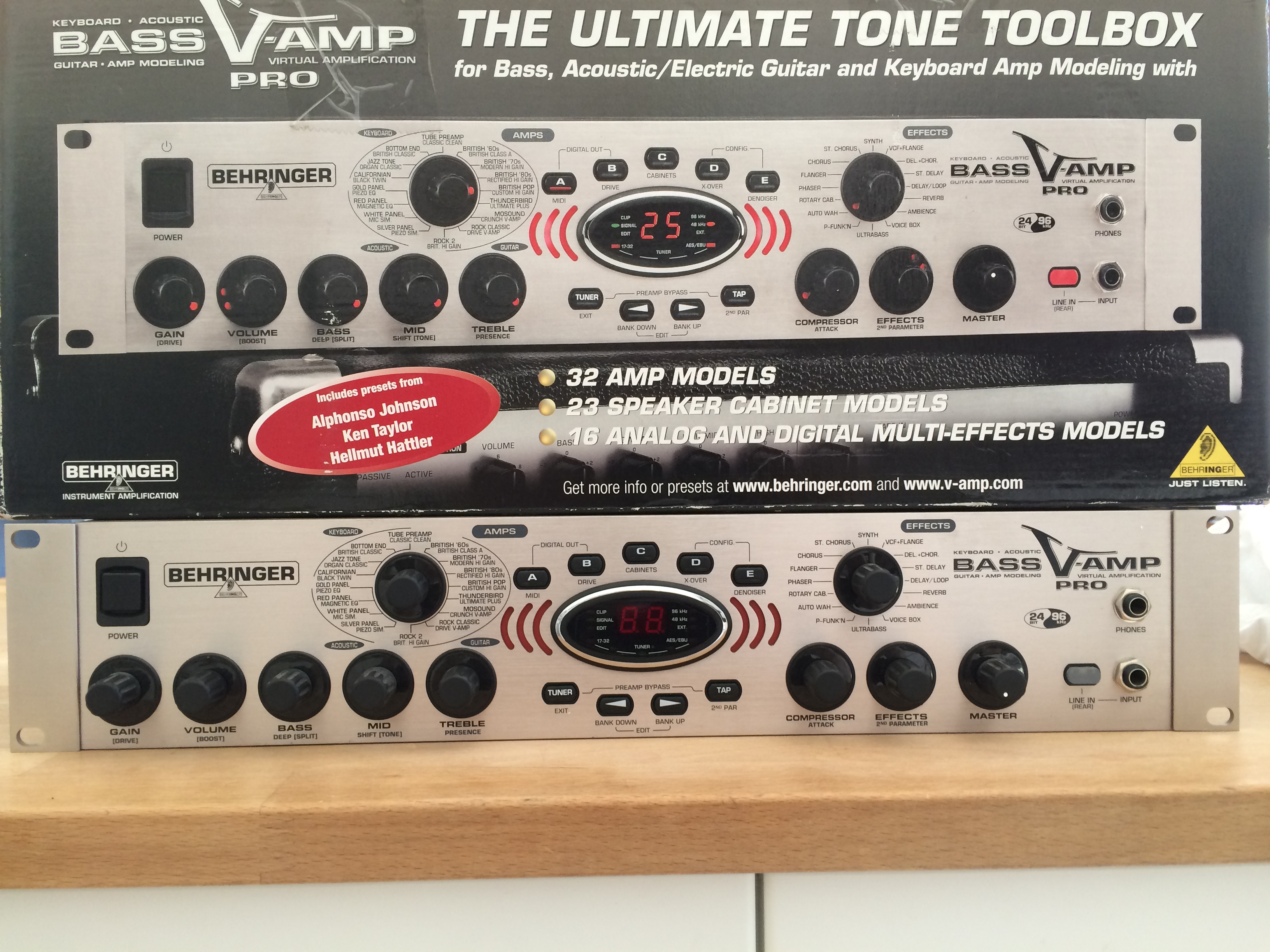 BASS VAMP PRO Behringer Bass VAmp Pro Audiofanzine