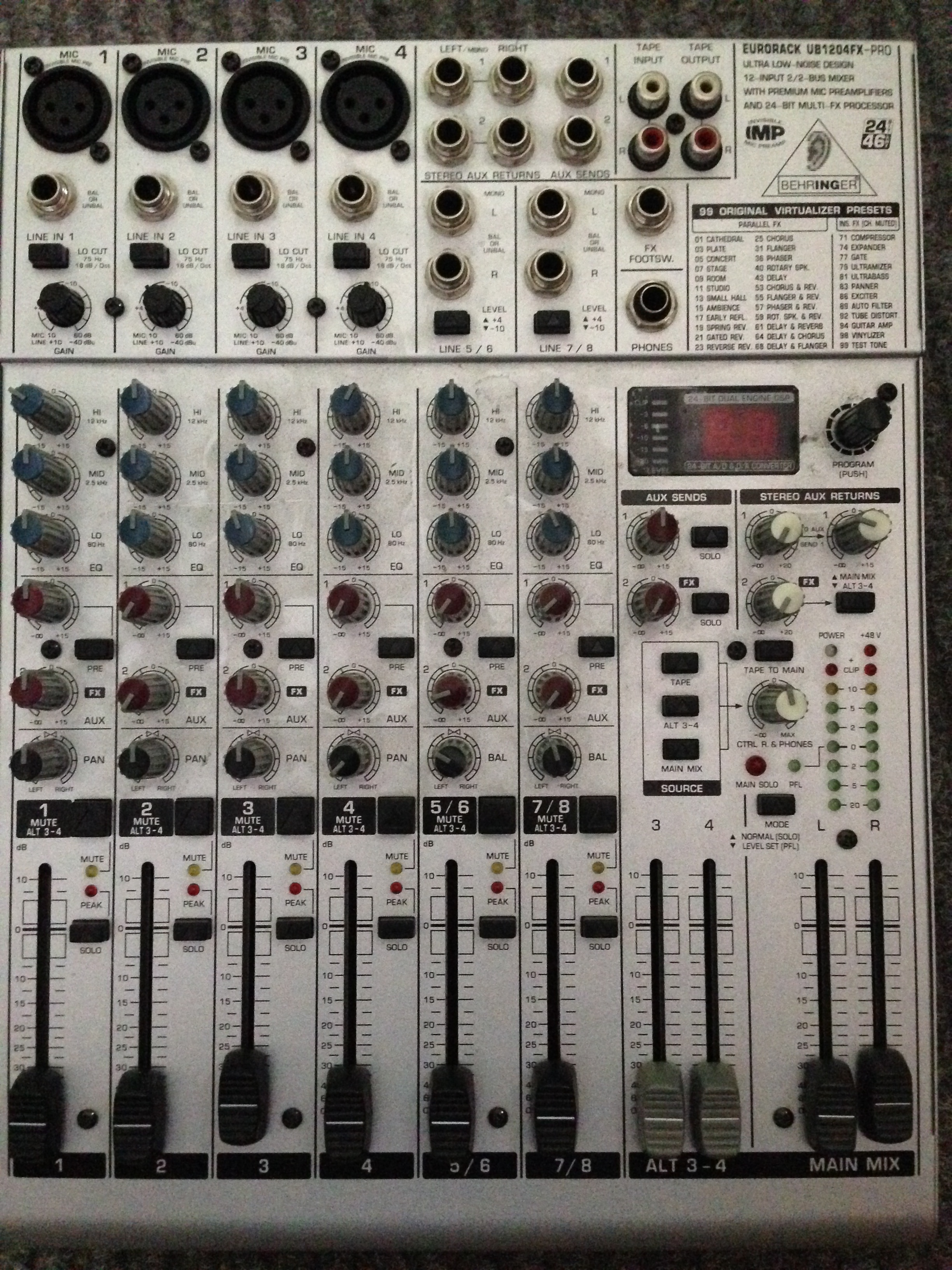 Behringer Eurorack UB1204FX-Pro image (#859913) - Audiofanzine