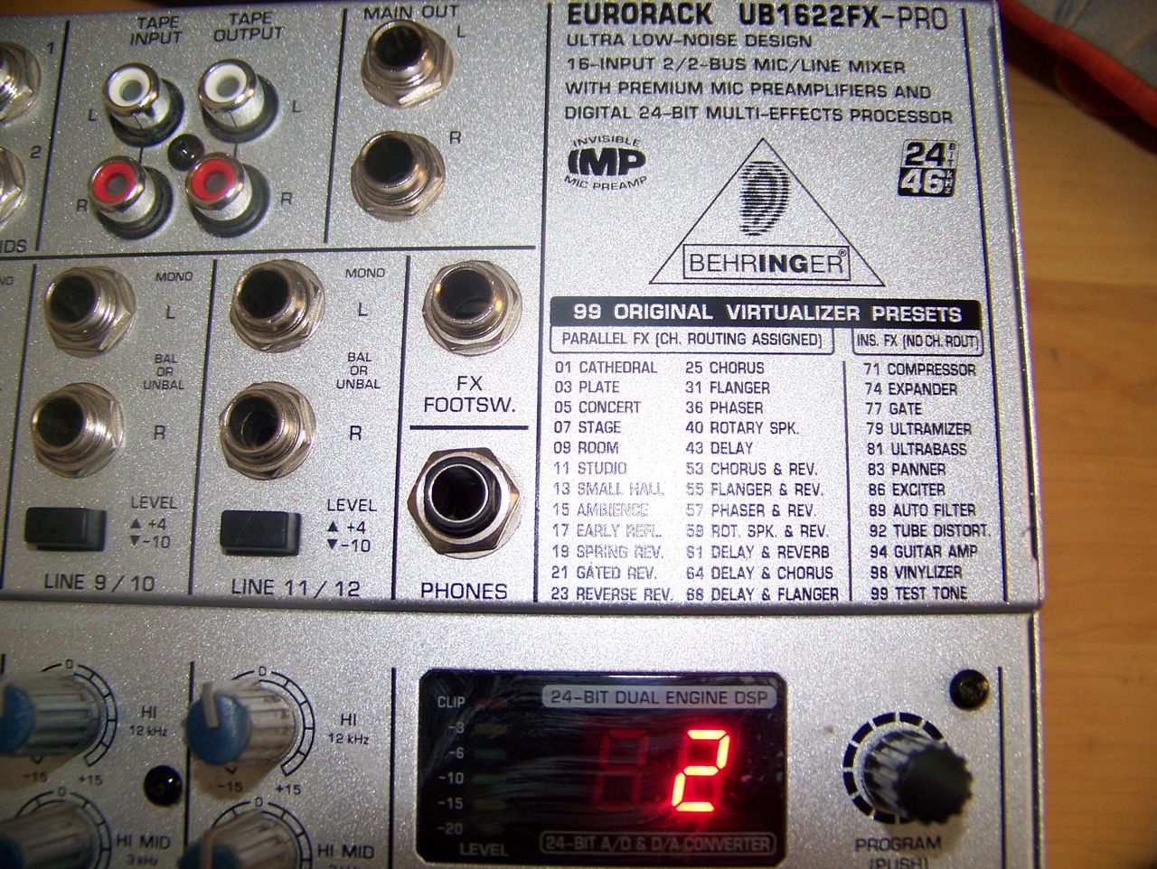Behringer Eurorack UB1622FX-Pro image (#408681) - Audiofanzine