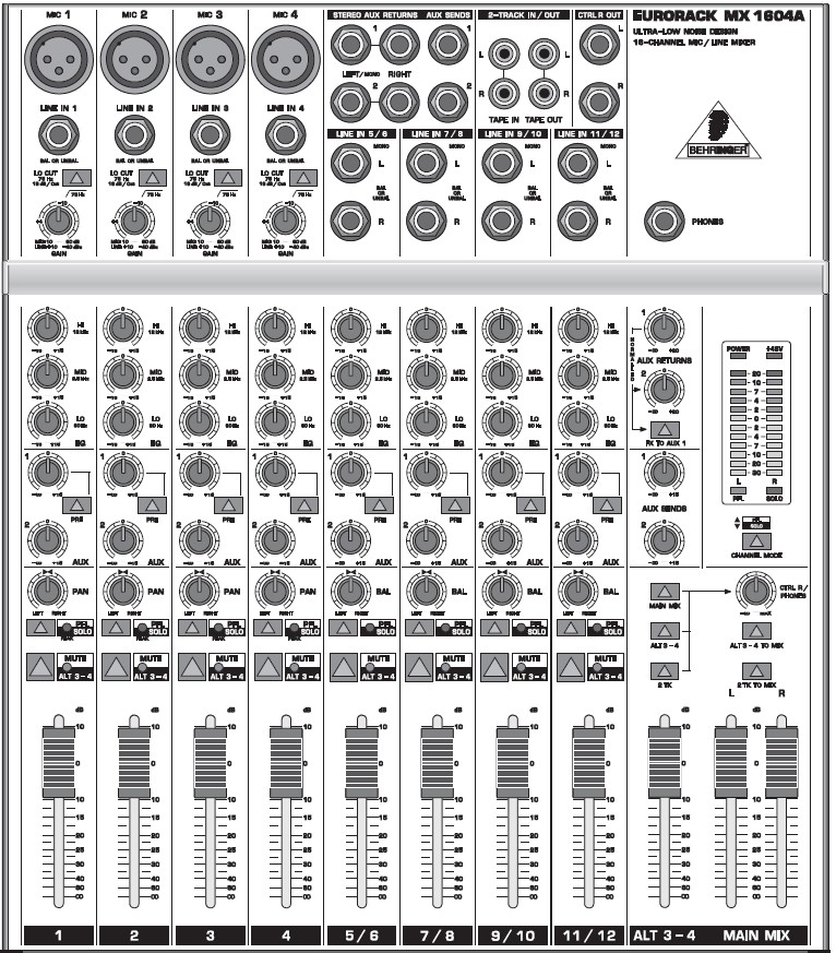 Behringer Mx1604A