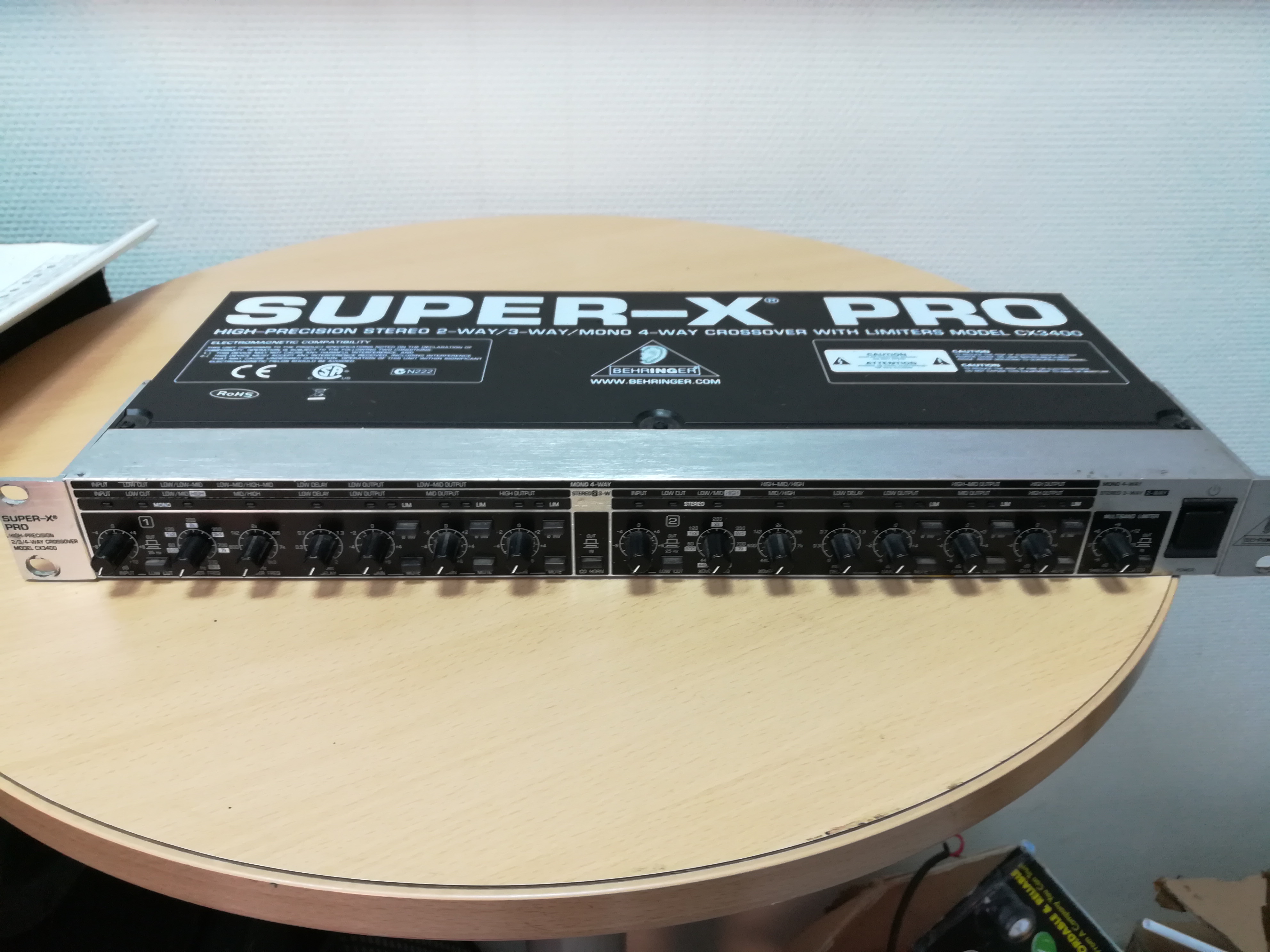 SUPERX PRO CX3400 Behringer SuperX Pro CX3400 Audiofanzine