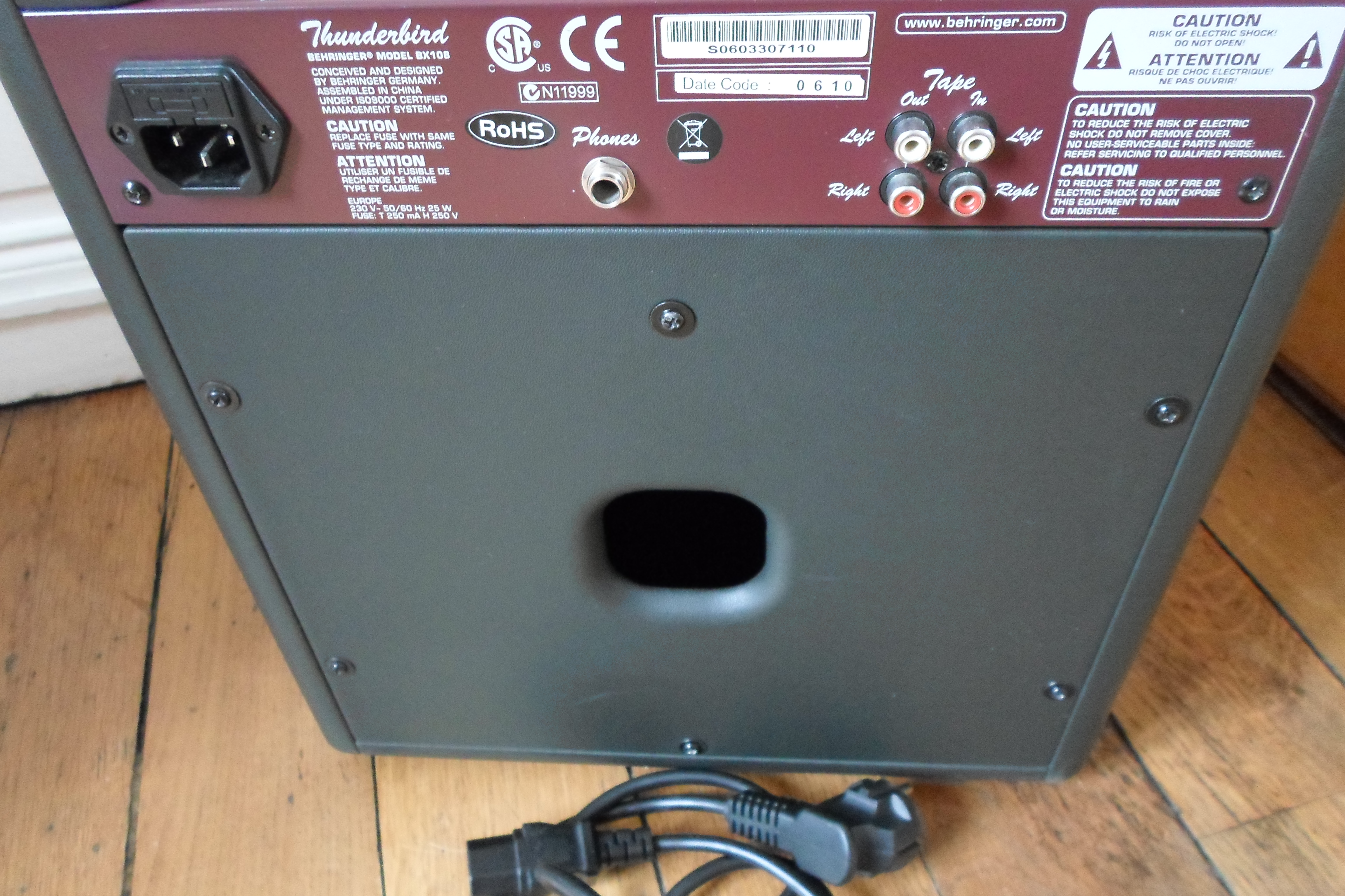 Behringer Thunderbird BX108 image (891639) Audiofanzine