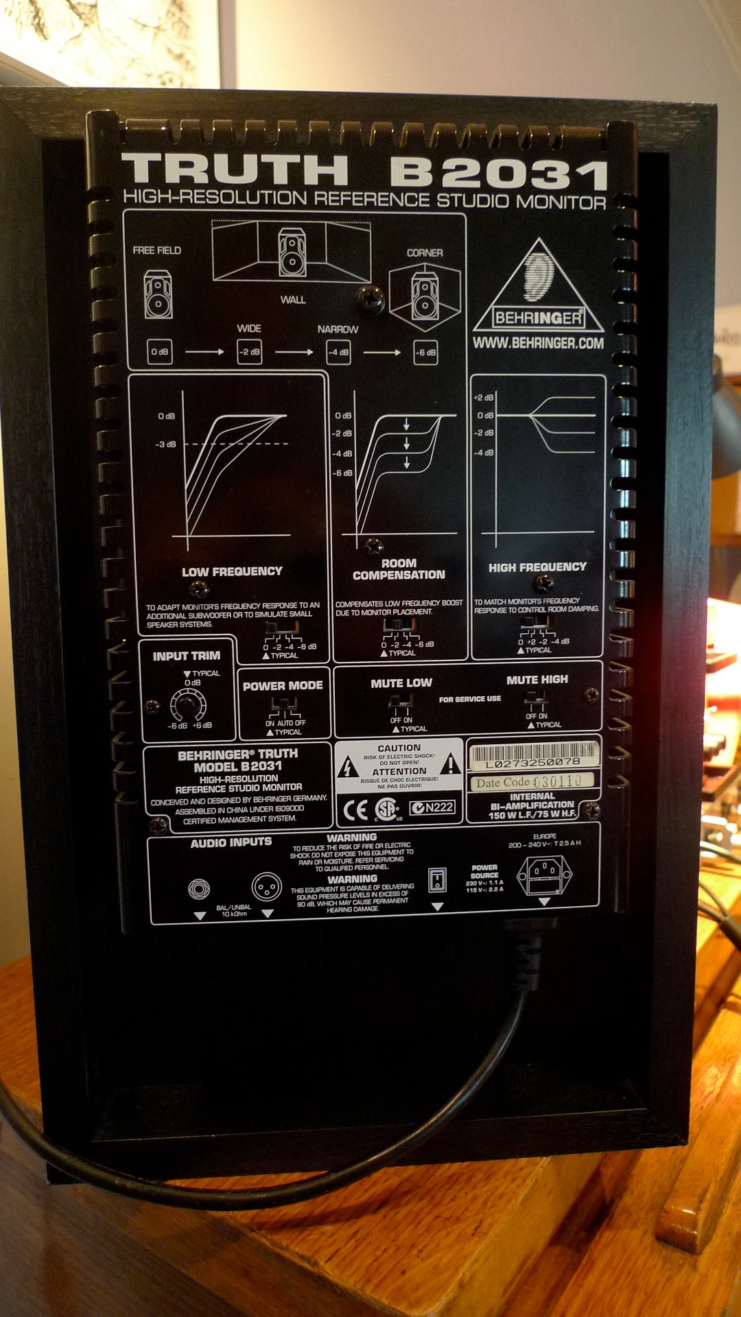 Behringer Truth B2031 image (460227) Audiofanzine