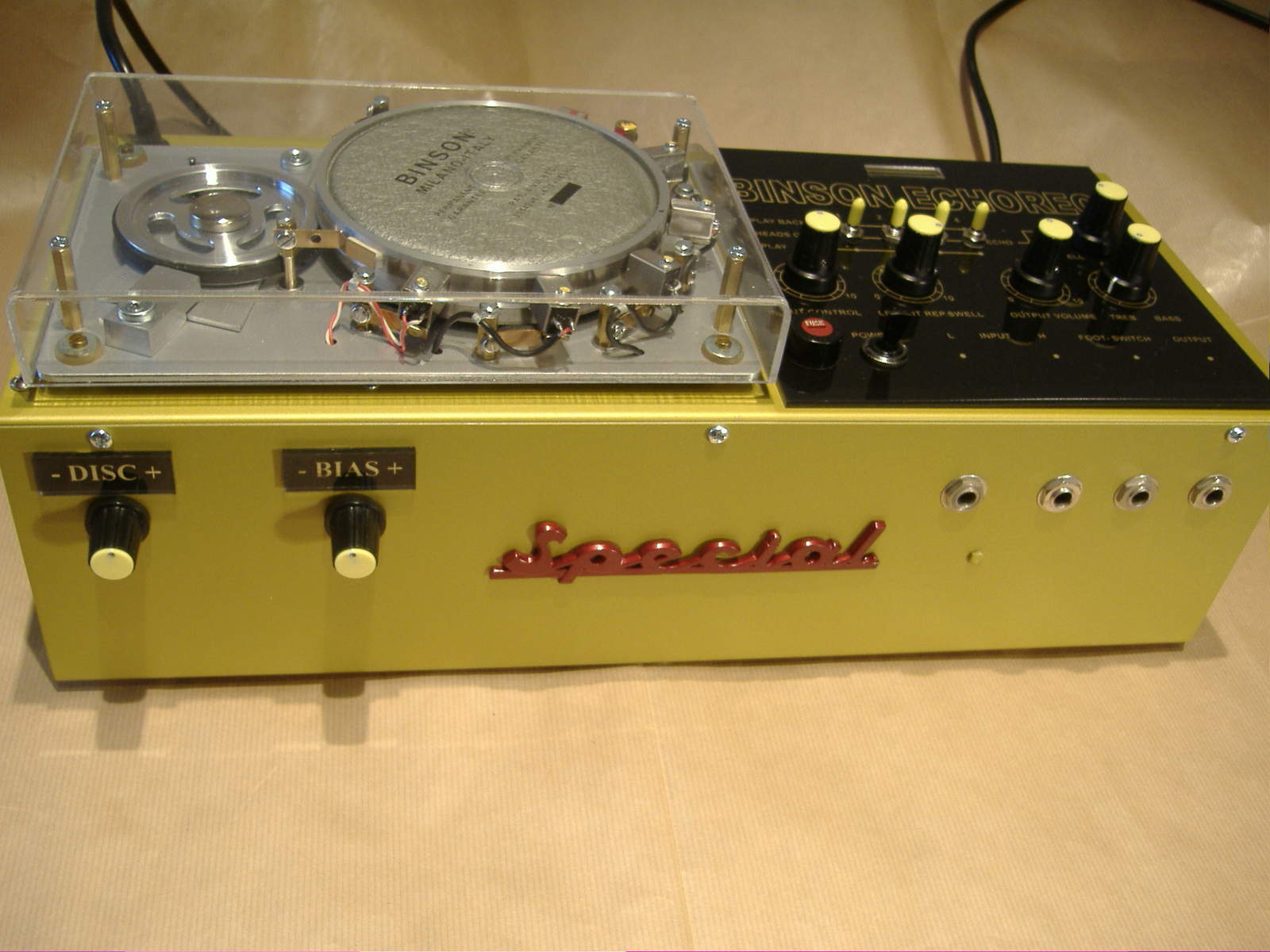 Binson Echorec Tape echo, Audio tape, Audio recording