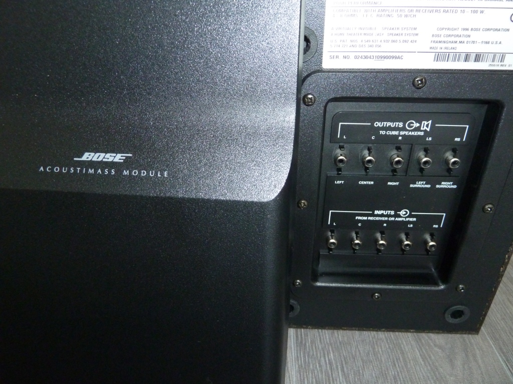 Photo Bose Acoustimass 6 Serie II Bose Acoustimass 6 Serie II (1609
