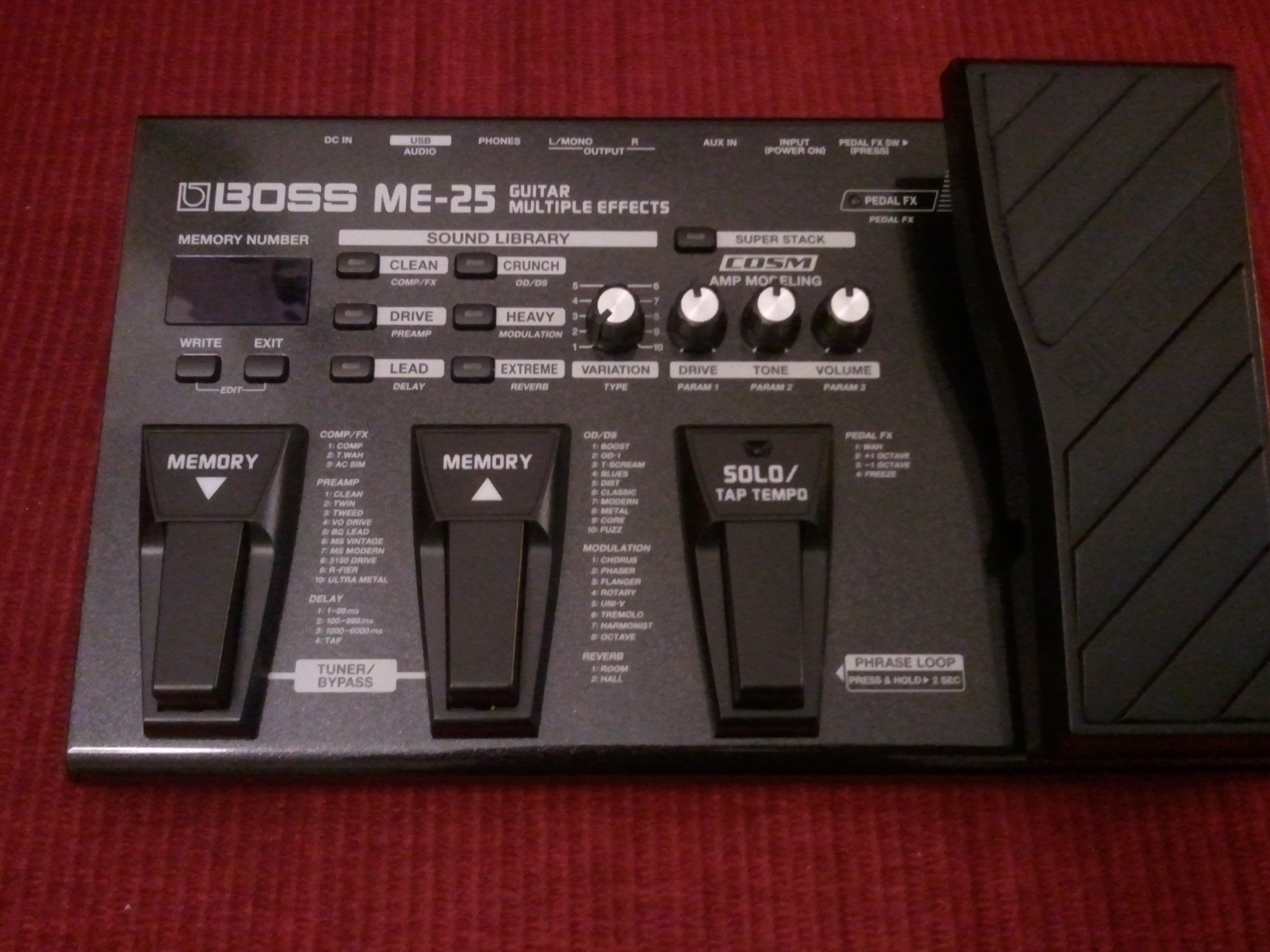 Boss ME25 image (524225) Audiofanzine