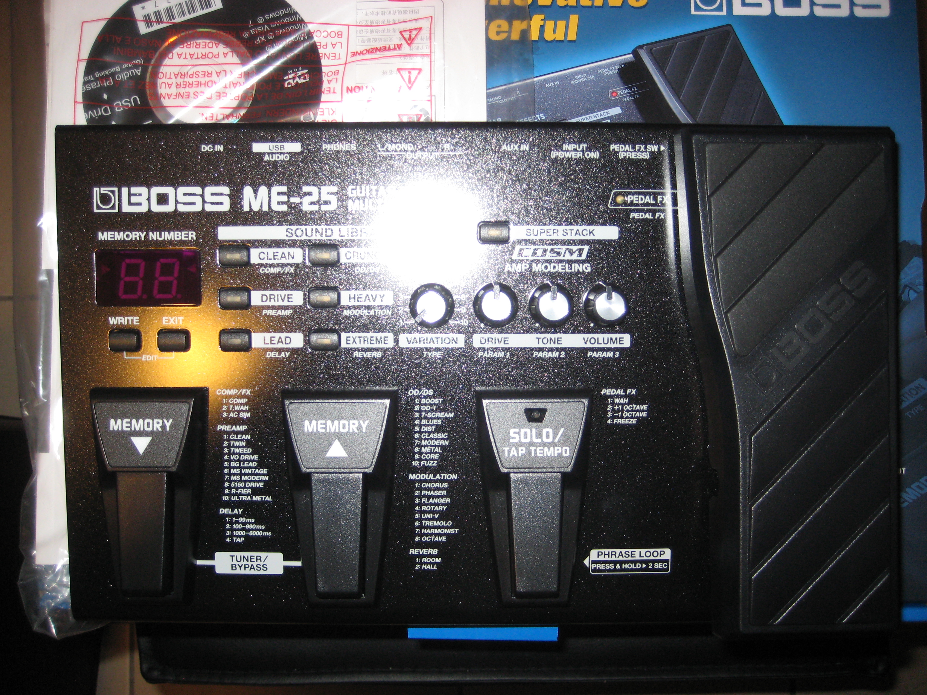 Boss ME25 image (732529) Audiofanzine