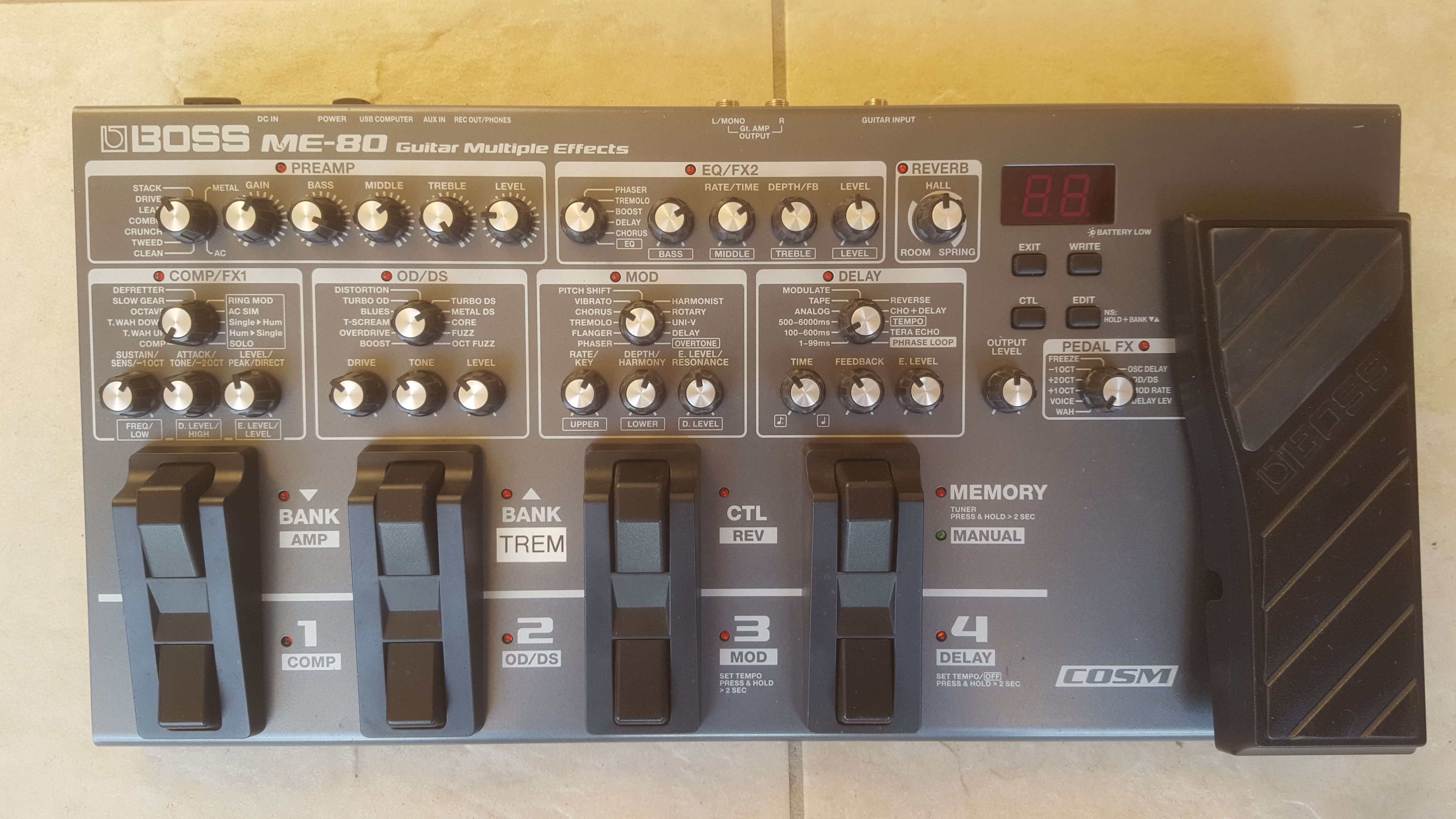 ME80 Boss ME80 Audiofanzine