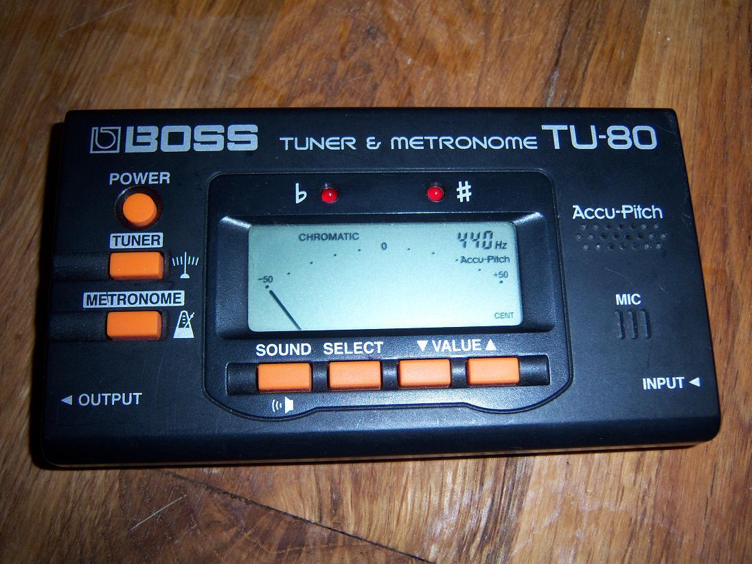 Boss TU80 Tuner & Metronome image (56008) Audiofanzine