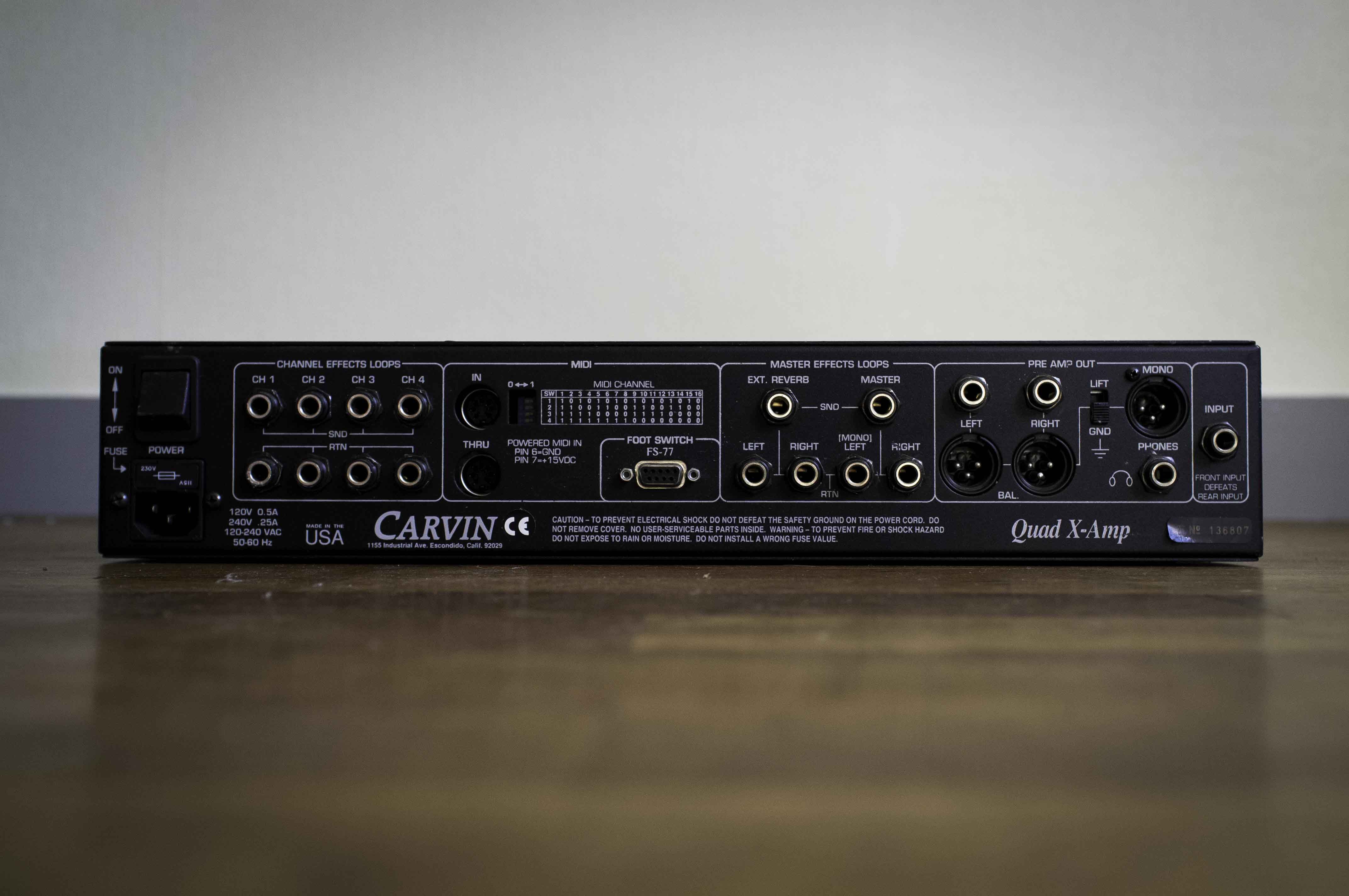 Carvin Quad XAmp image (659269) Audiofanzine