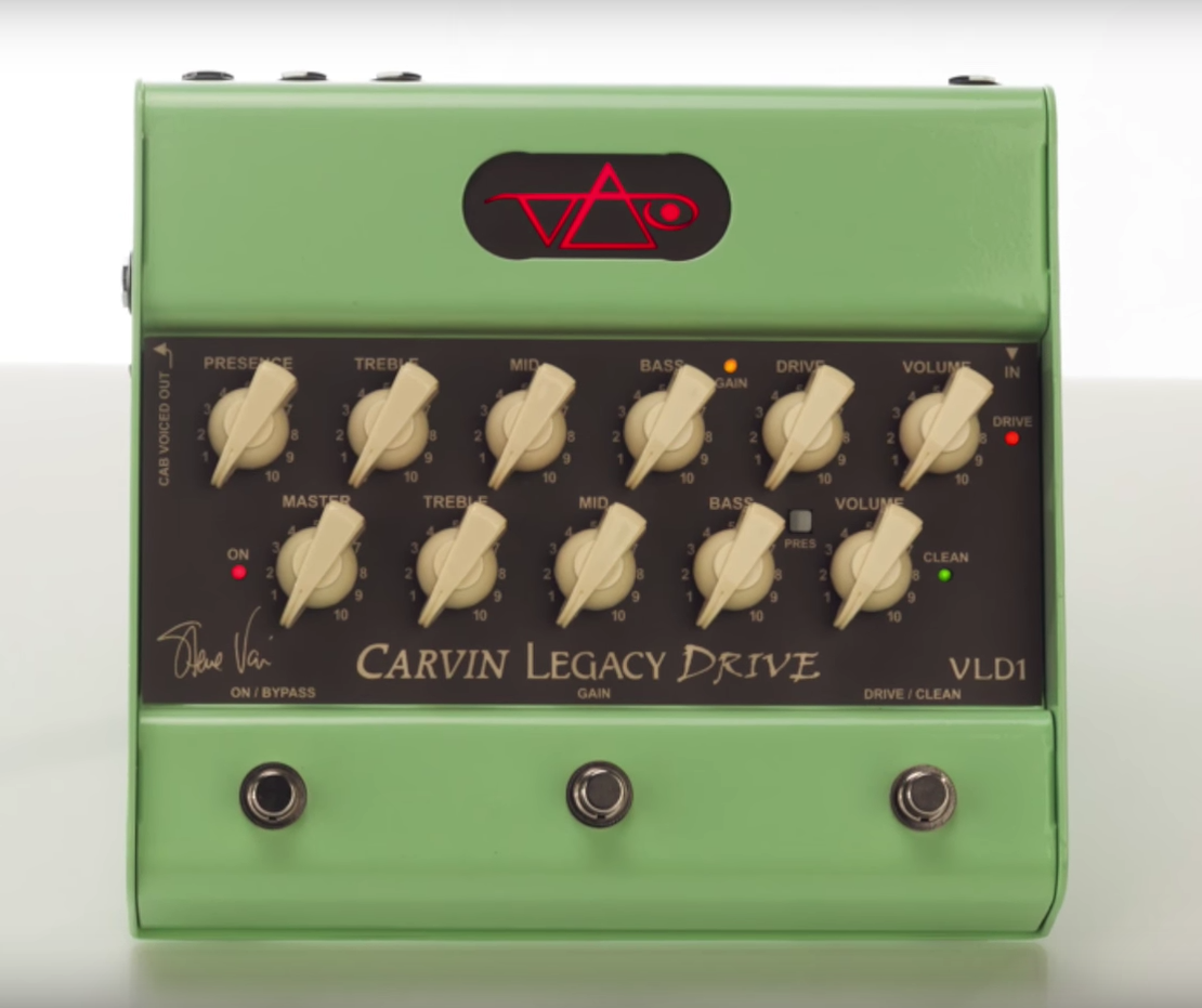 VLD1 Legacy Drive Tube Preamp Pedal Carvin Audiofanzine