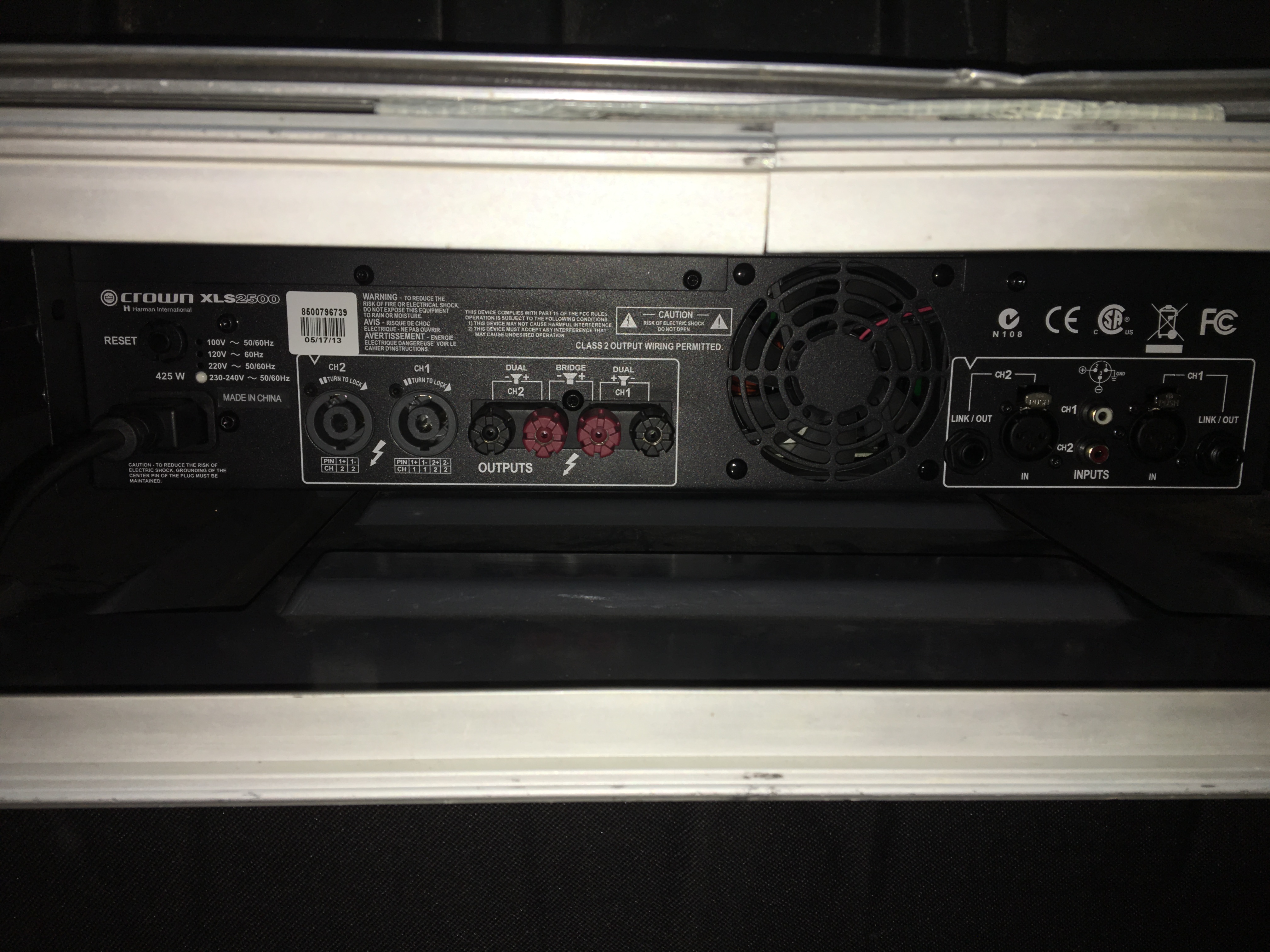 XLS 2500 Crown XLS 2500 Audiofanzine