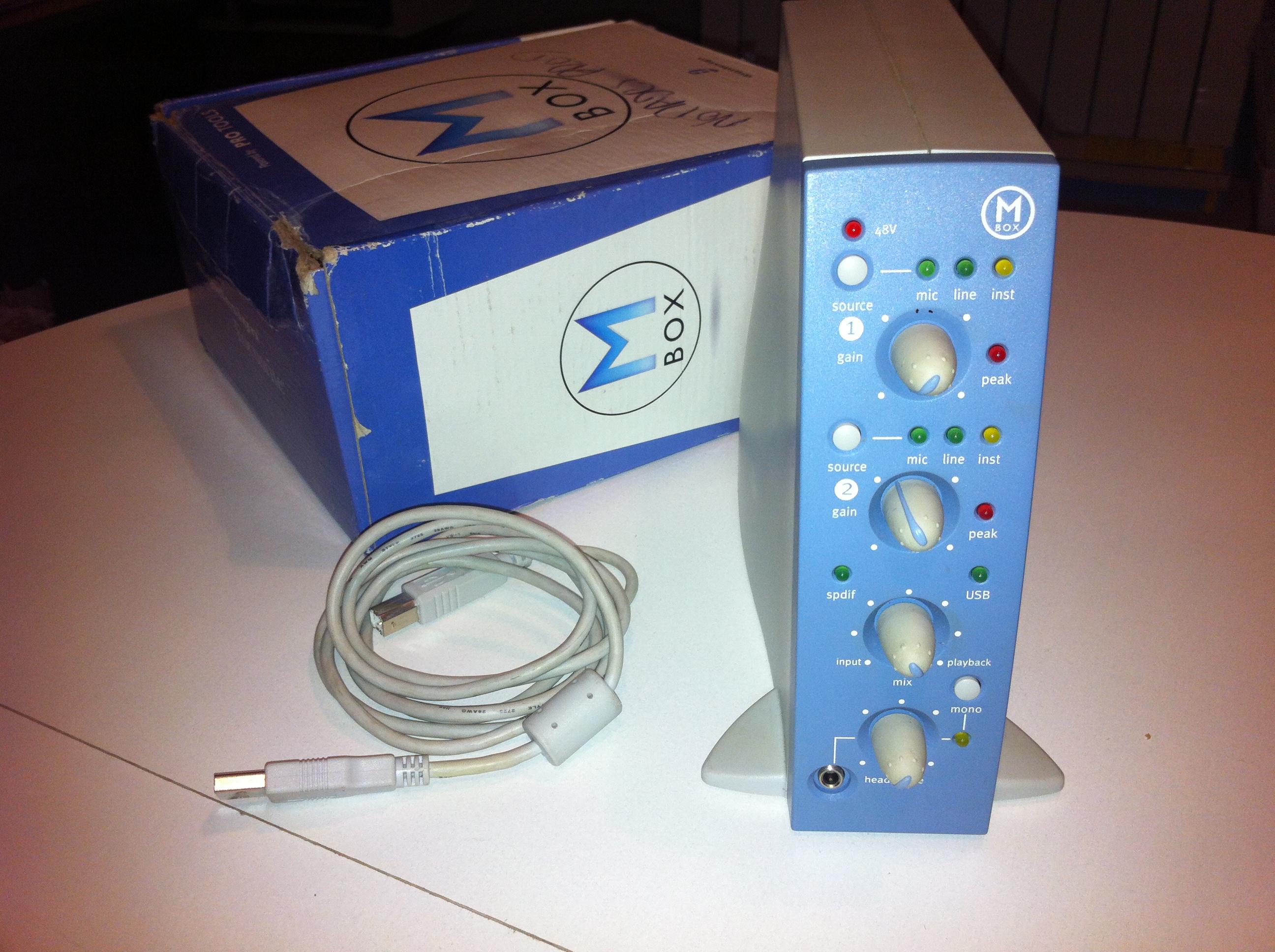 MBox Digidesign ProTools LE 1ère génération : 60 €