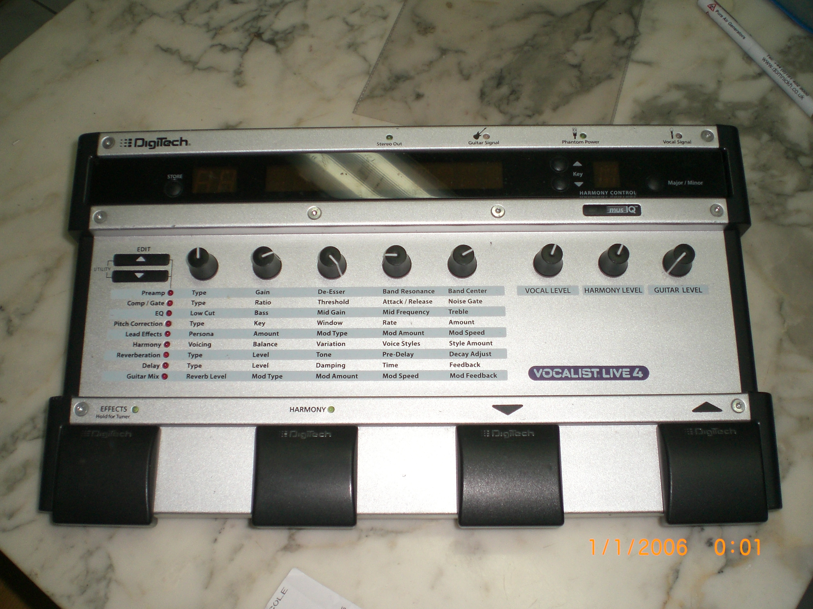DigiTech Vocalist Live 4 image (380649) Audiofanzine