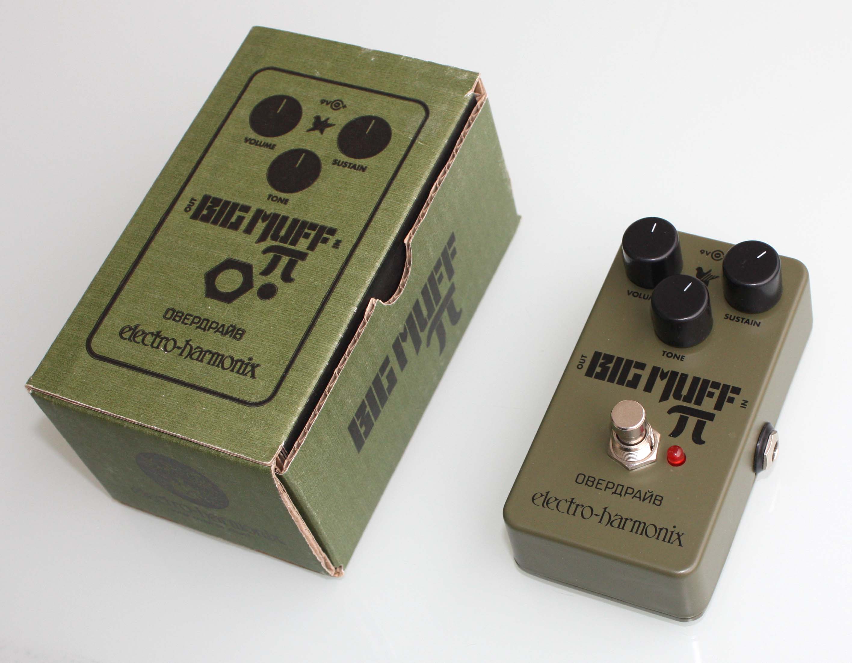 Green Russian Big Muff Pi Electro Harmonix Audiofanzine