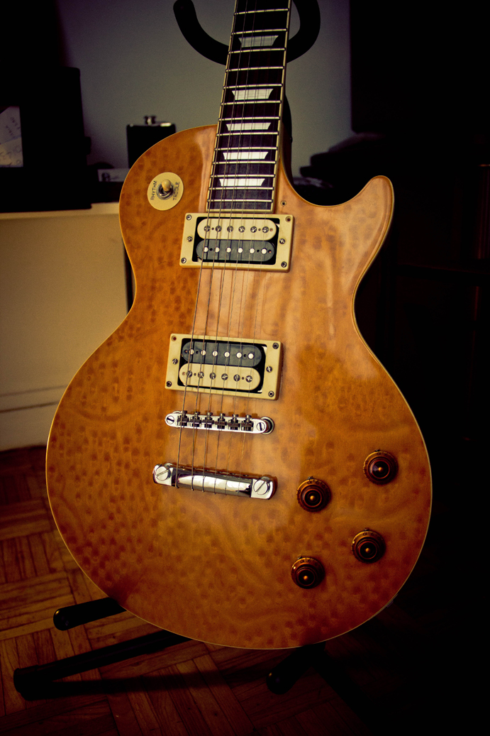 epiphone les paul classic birdseye