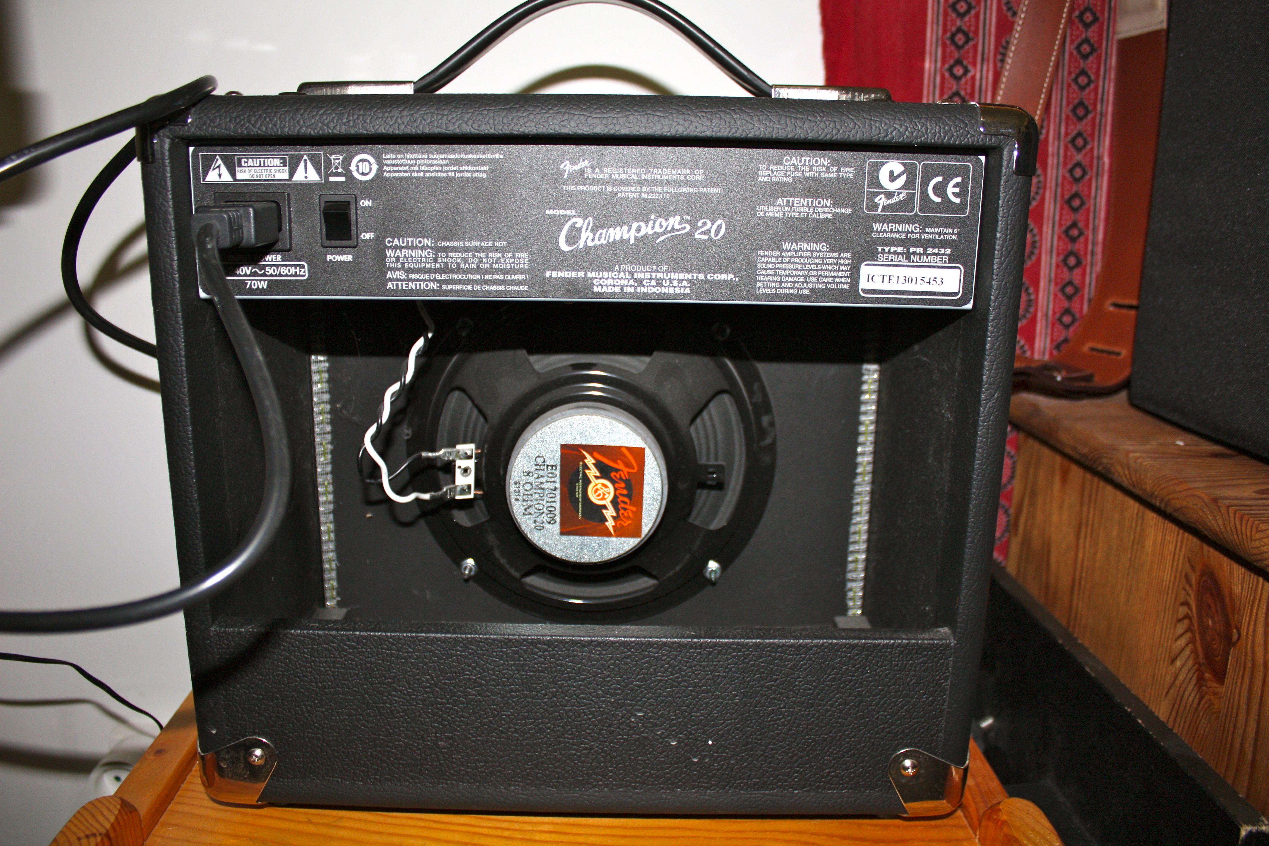 Fender Champion 20 image (#1423194) - Audiofanzine