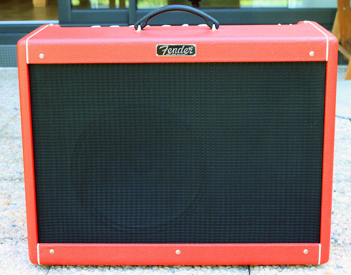 Fender Hot Rod Deluxe III Red October & Eminence Red Coat Wizard