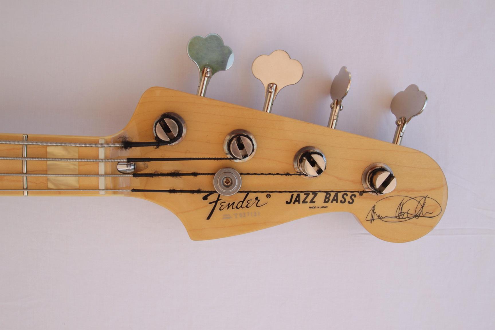 Photo Fender Marcus Miller Jazz Bass Fender JAZZ BASS MARCUS MILLER signature (102255