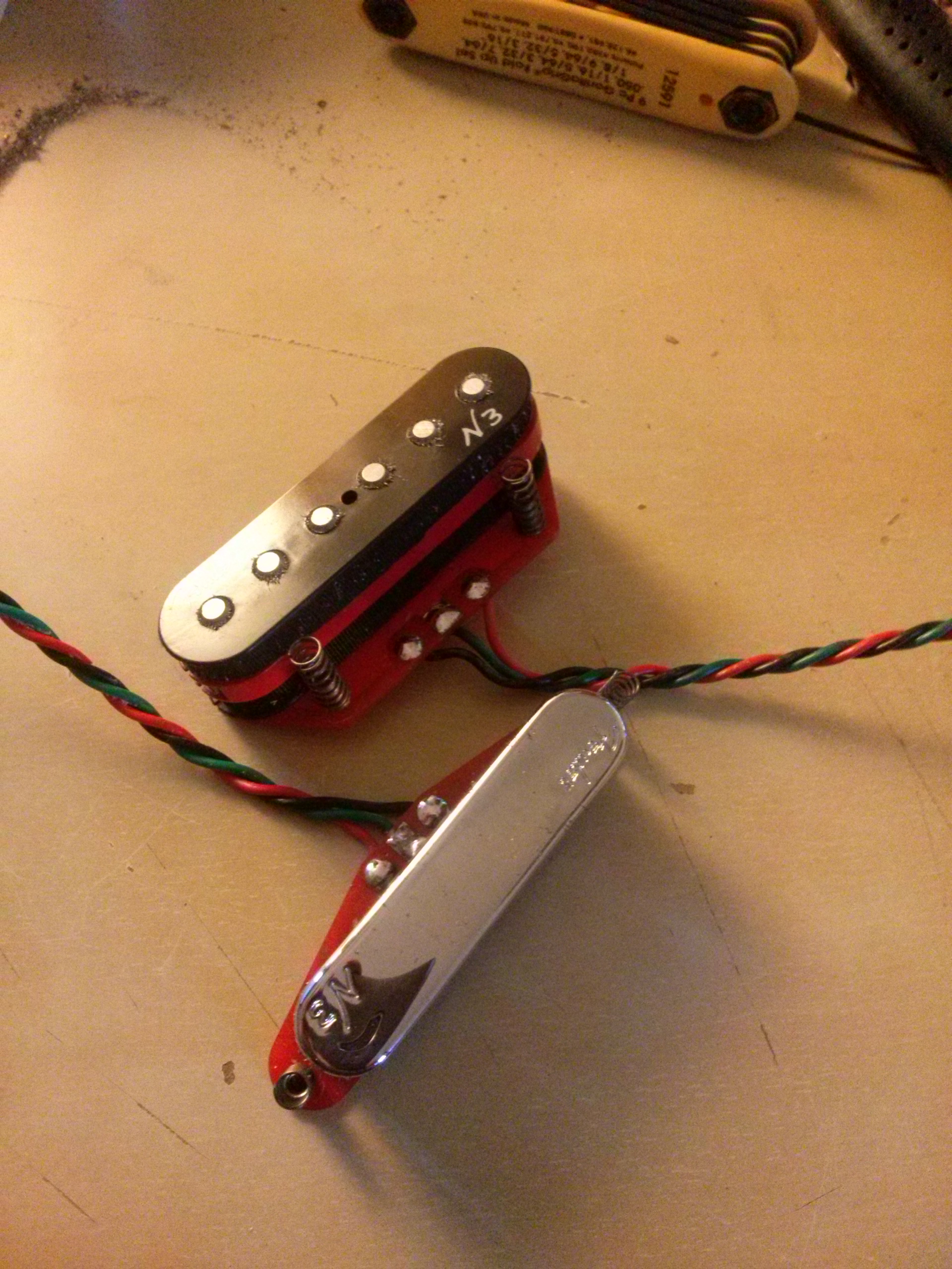 Fender N3 Noiseless Tele Pickups Set Image 1043025 Audiofanzine