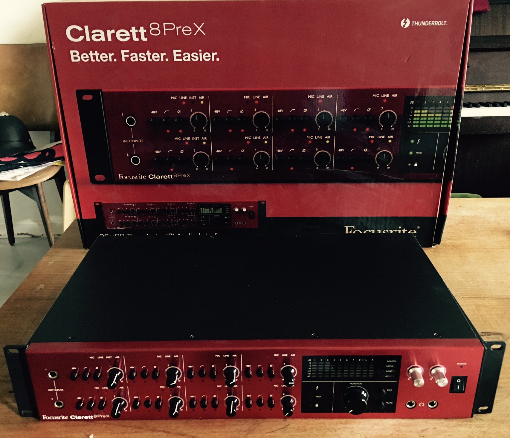 CLARETT 8PREX Focusrite Clarett 8PreX Audiofanzine