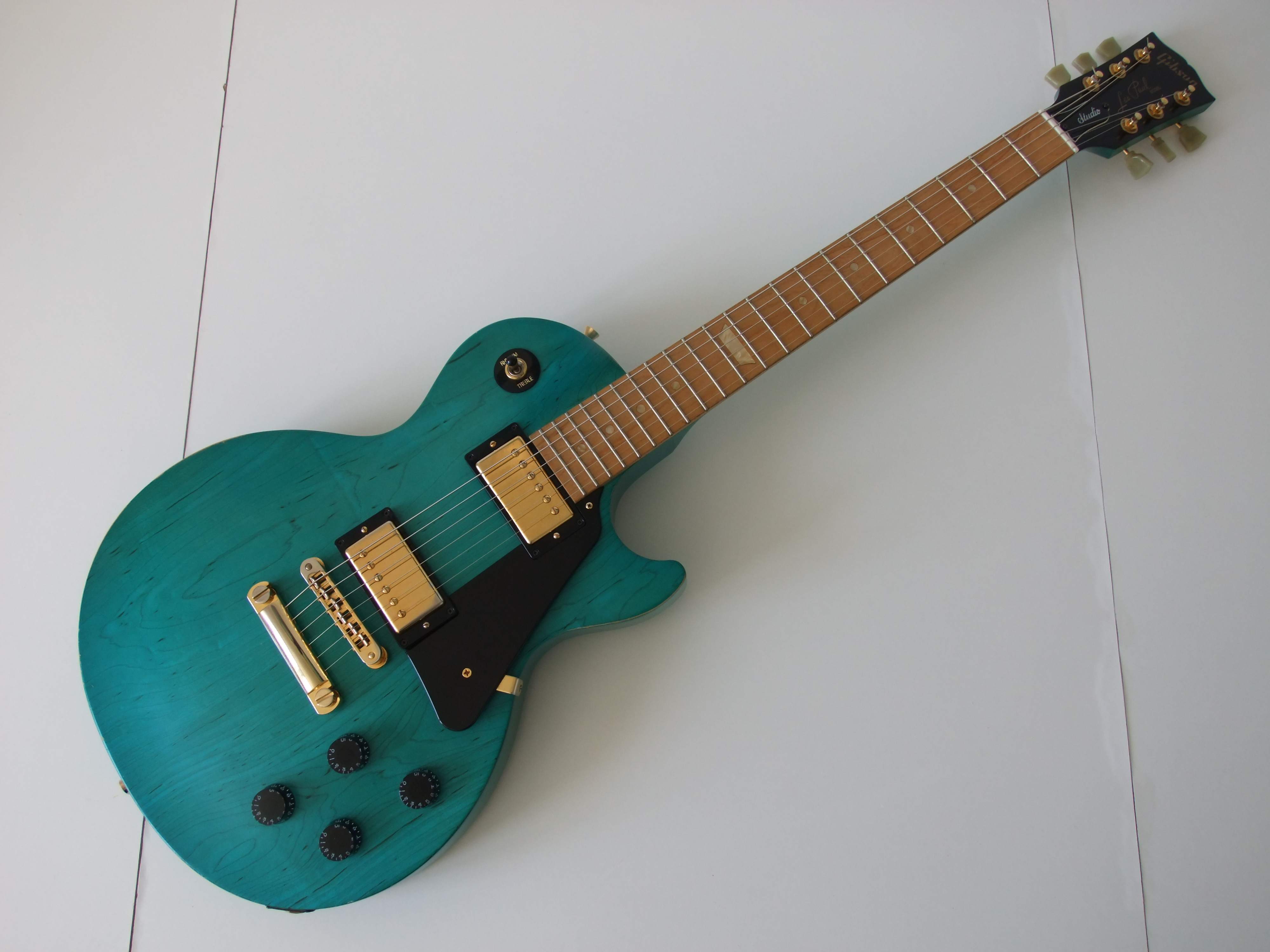 Gibson Les Paul Studio Raw Power - Satin Aquamarine Image (#804433 