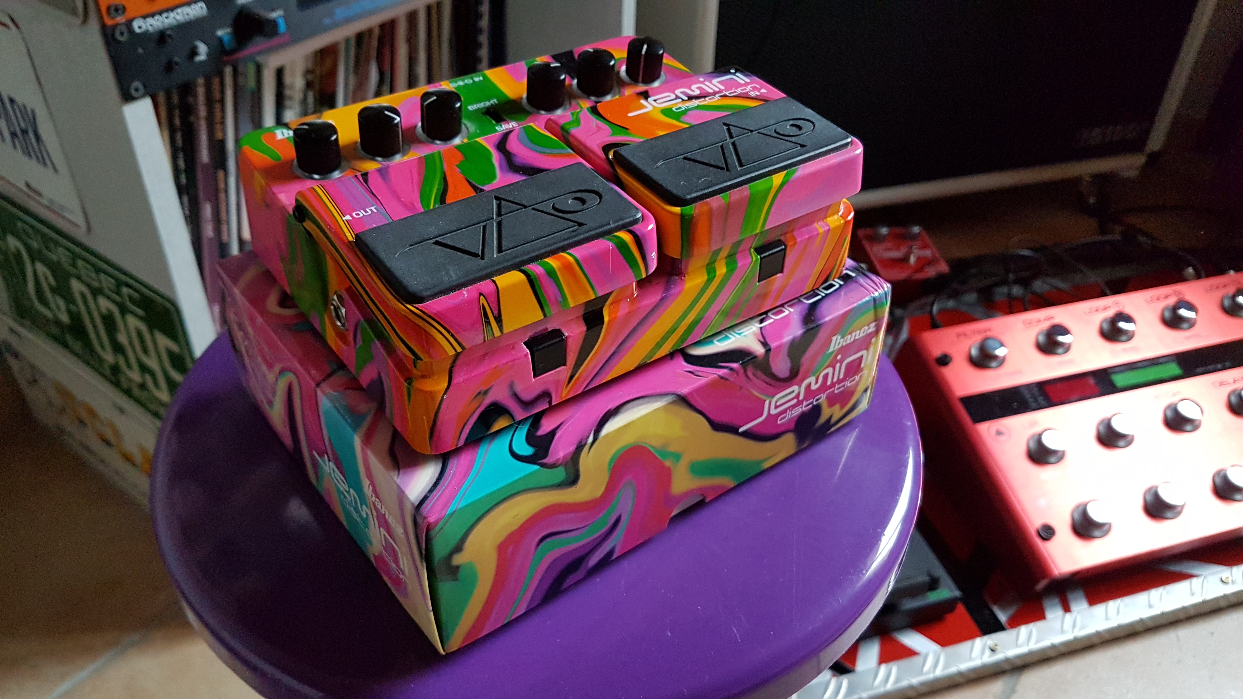 Jemini Steve Vai Signature Distortion Ibanez Audiofanzine