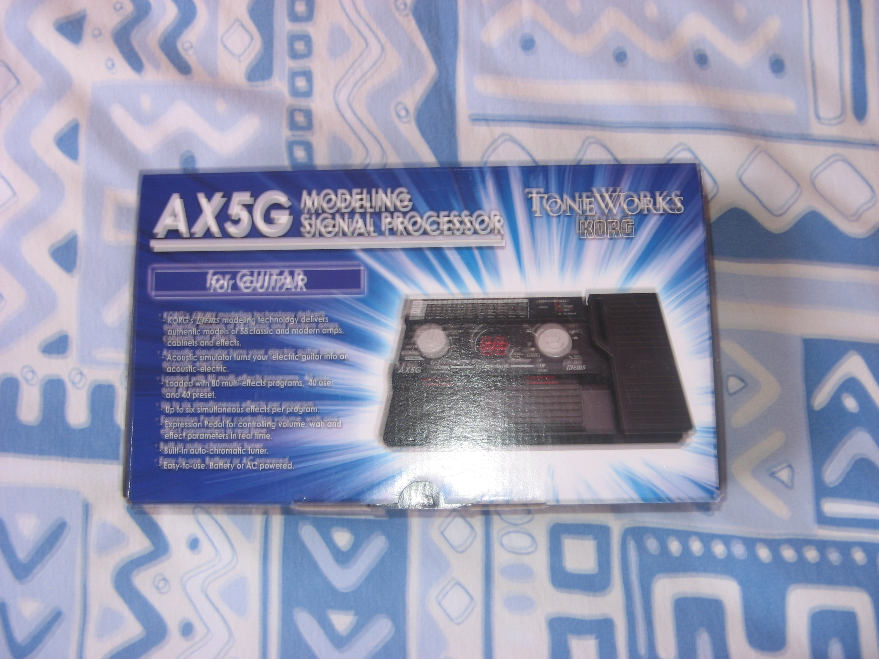 Guitar Patch For Korg Ax5g