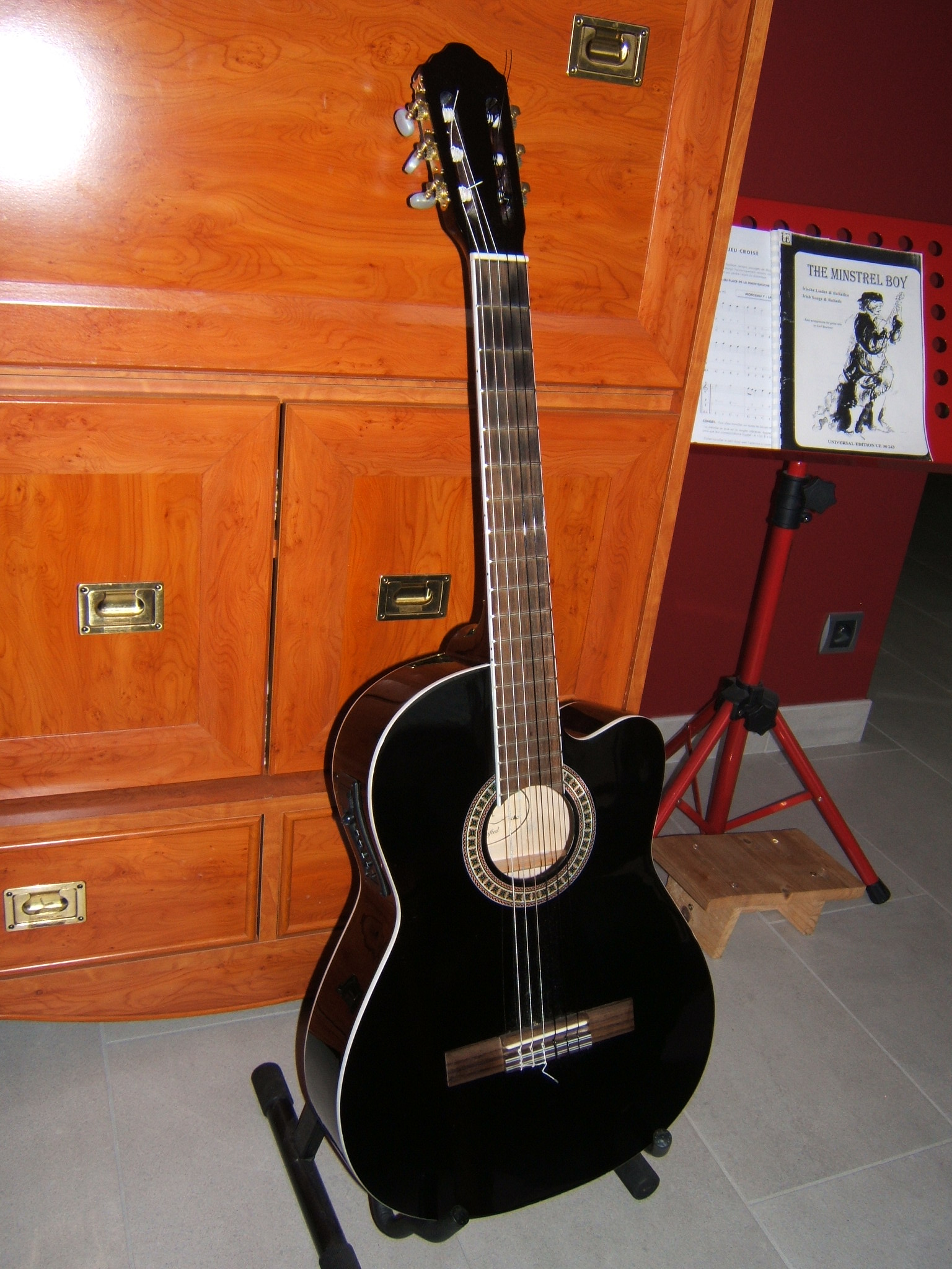 GUITARE ELECTRO ACOUSTIQUE CLASSIQUE (CORDES NYLON) JOSÉ RIBERA Audiofanzine