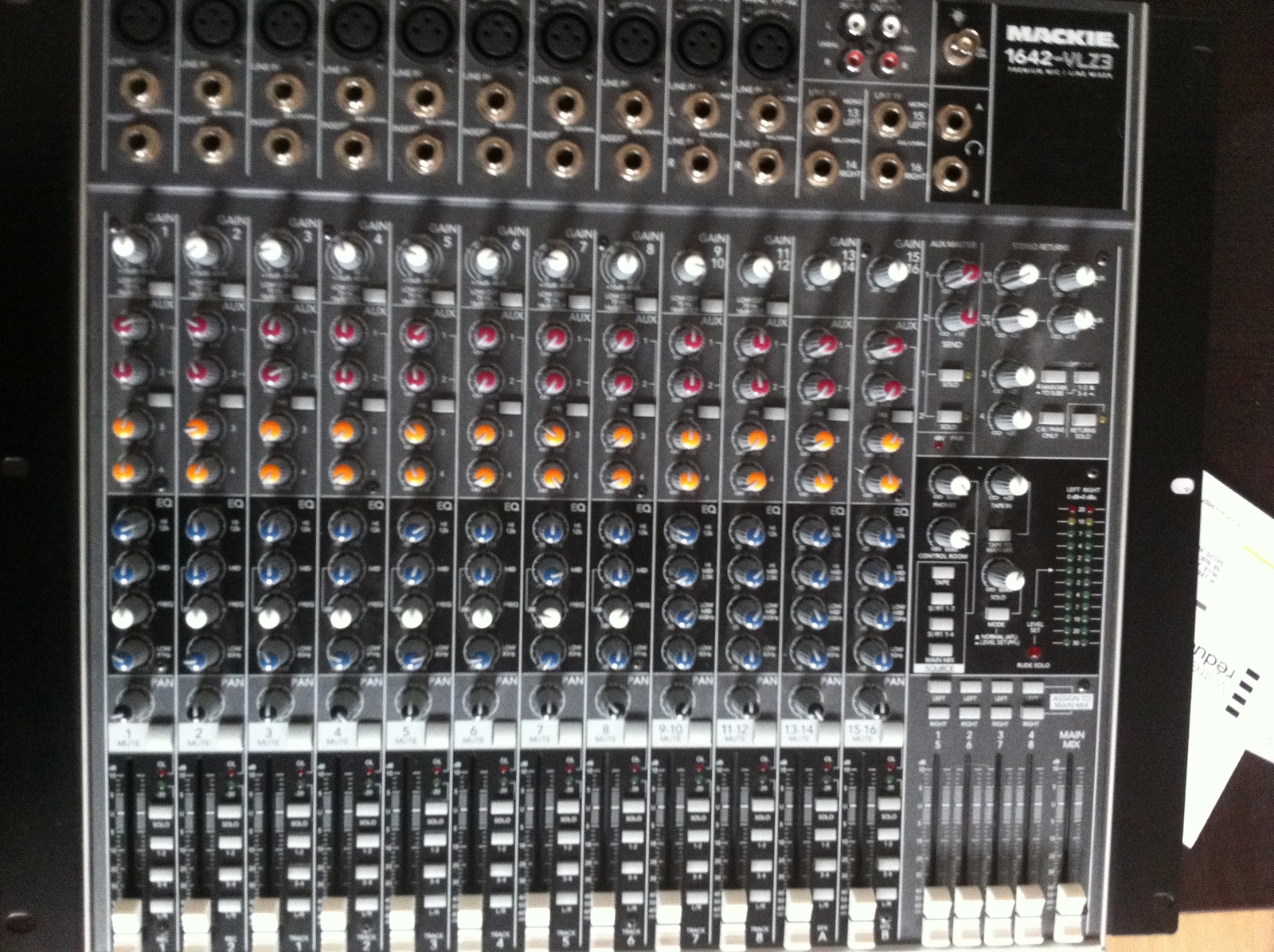 Mackie 1642VLZ3 image (183501) Audiofanzine