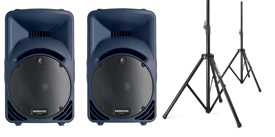 Modulo Amplificador Mackie Srm 450 V1 Active Powered Speakers