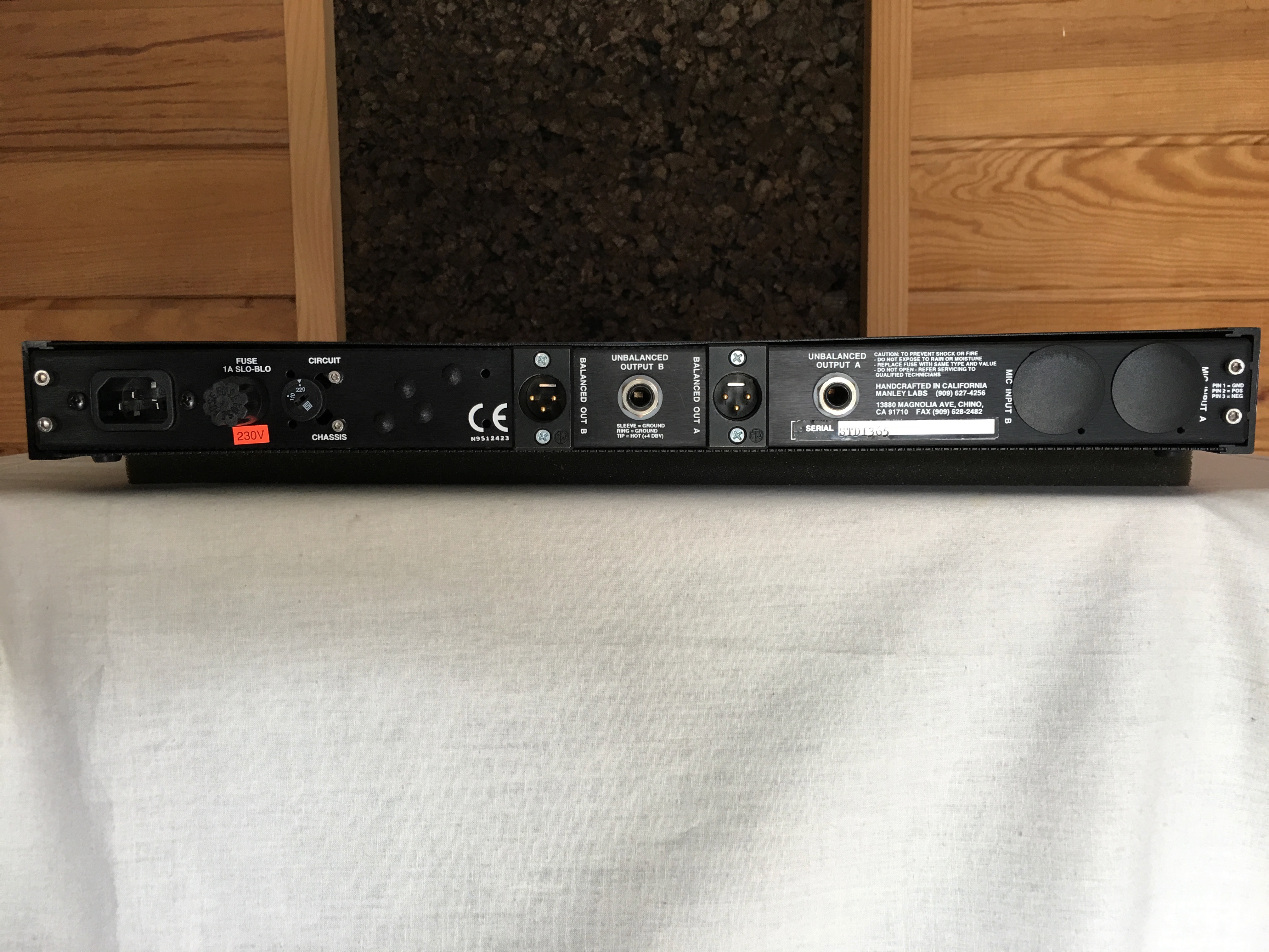 Dual Mono Tube Direct Interface Manley Labs Audiofanzine