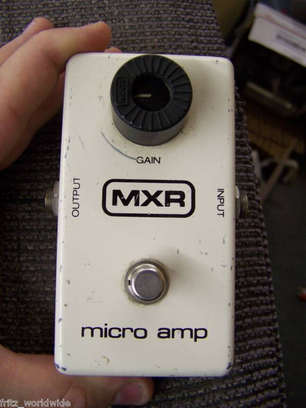 Vintage Mxr Micro Amp 36