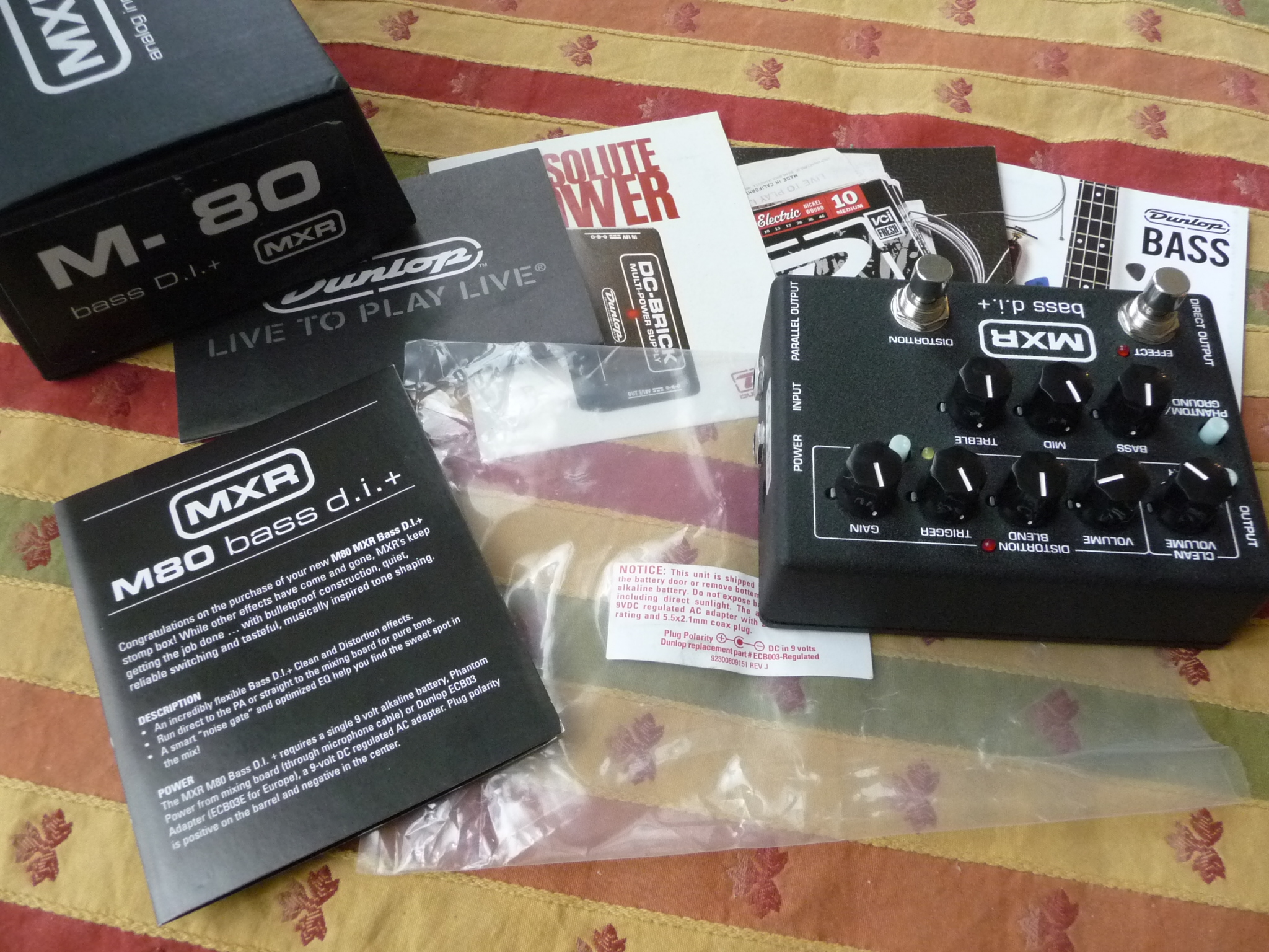 MXR M80 Bass D.I. + image (#572879) - Audiofanzine