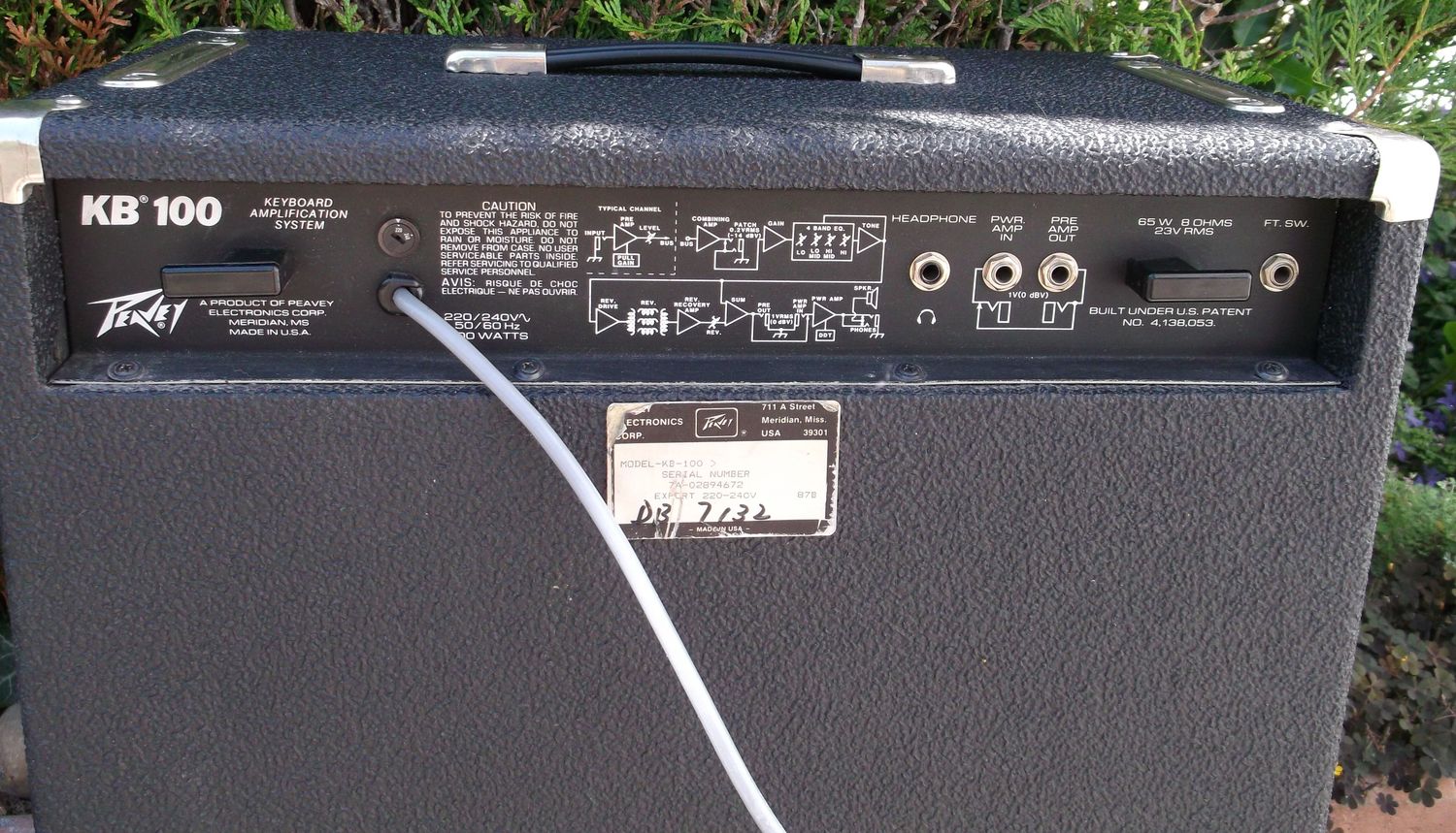 KB100 Peavey KB100 Audiofanzine
