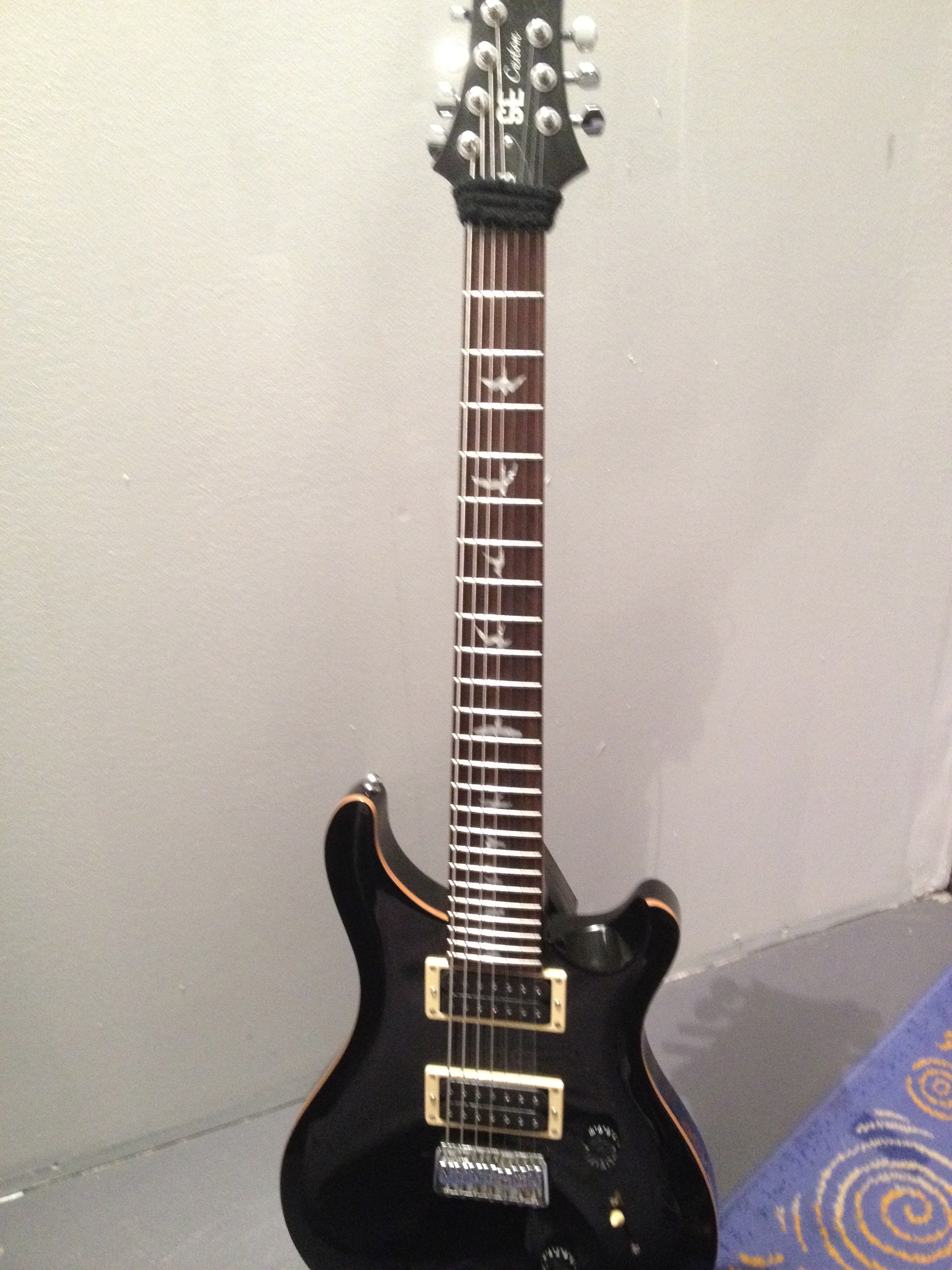 PRS SE Custom 24 7String Black image (913105) Audiofanzine