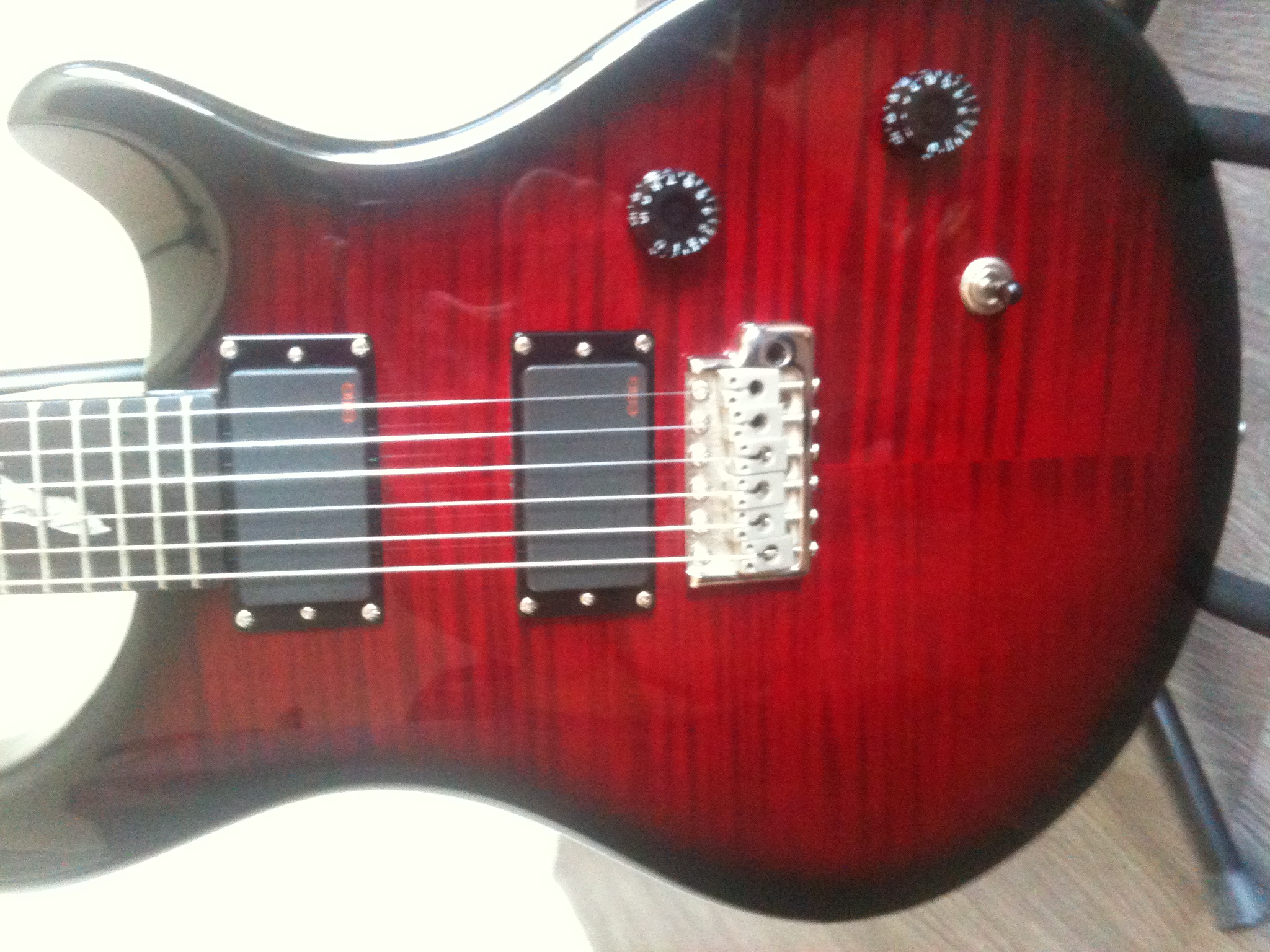 PRS SE Paul Allender Scarlet Red Burst image (639956) Audiofanzine