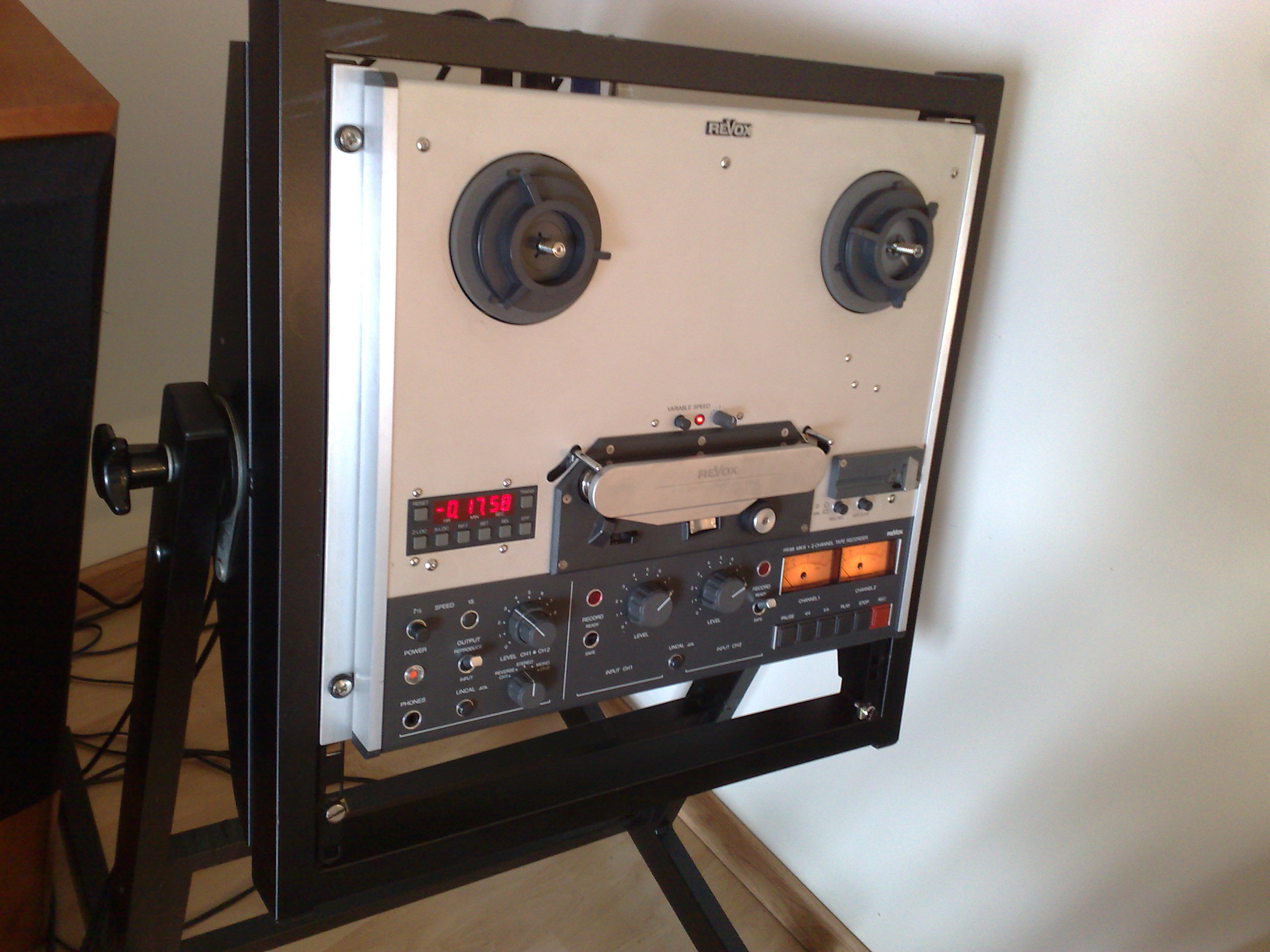 pr 99 The revox pr99 tape recorder features an electronically regulated 3-motor drive mechanism, 2-speeds with a variable speed range of -30% to +50%, electronic speed change over, integrated control logic with tape motion sensor, contactless switching of all motors, a real time tape counter, vu meters and optional remote control operation. pr 99 The revox pr99 tape recorder features an electronically regulated 3-motor drive mechanism, 2-speeds with a variable speed range of -30% to +50%, electronic speed change over, integrated control logic with tape motion sensor, contactless switching of all motors, a real time tape counter, vu meters and optional remote control operation.