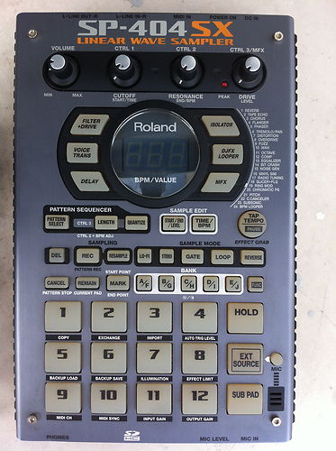 名機 Roland SP-404 SX 持ち運び専用バッグ付き サンプラー 楽器・機材 ...