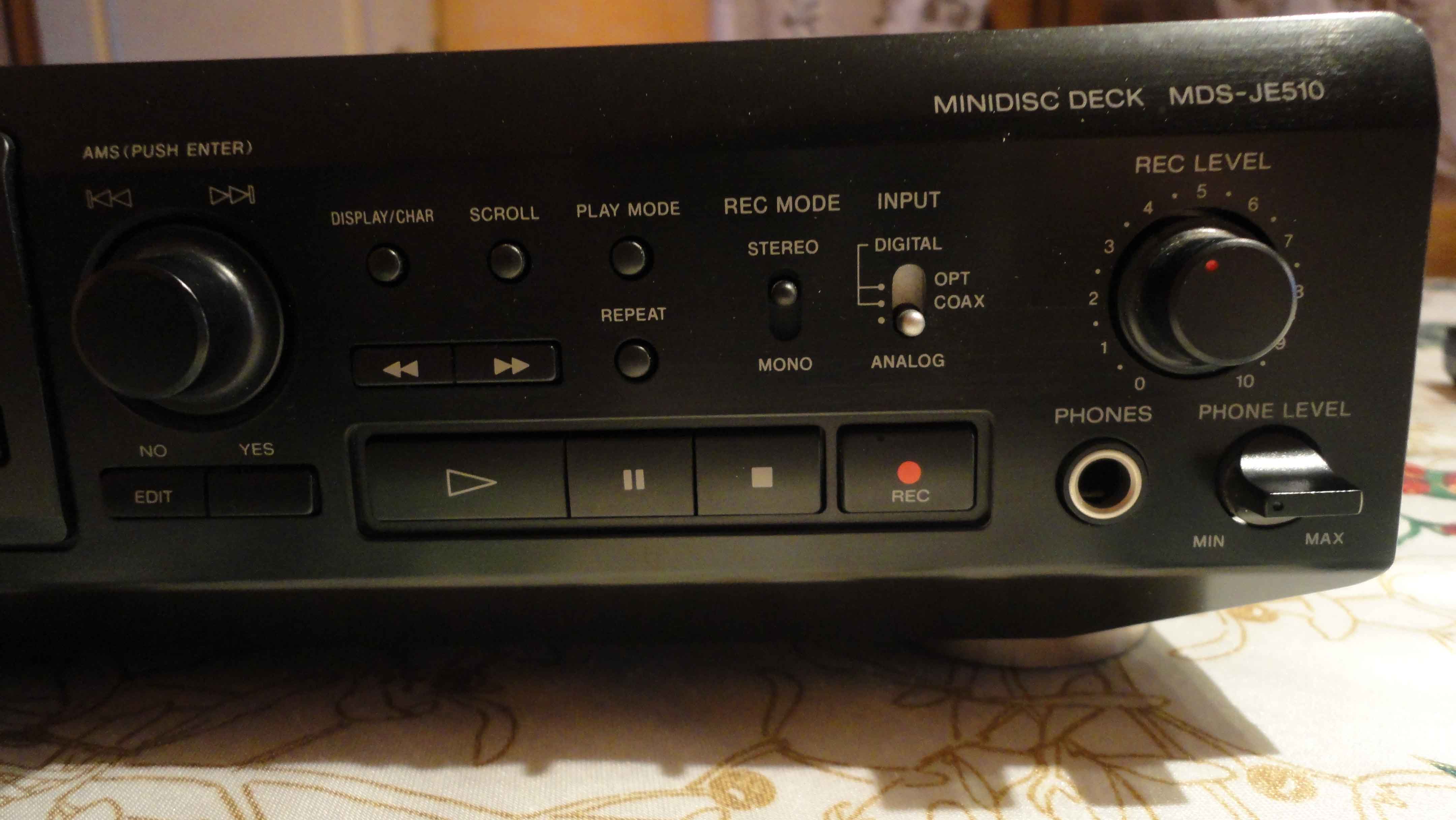 Sony MDSJE510 image (316932) Audiofanzine