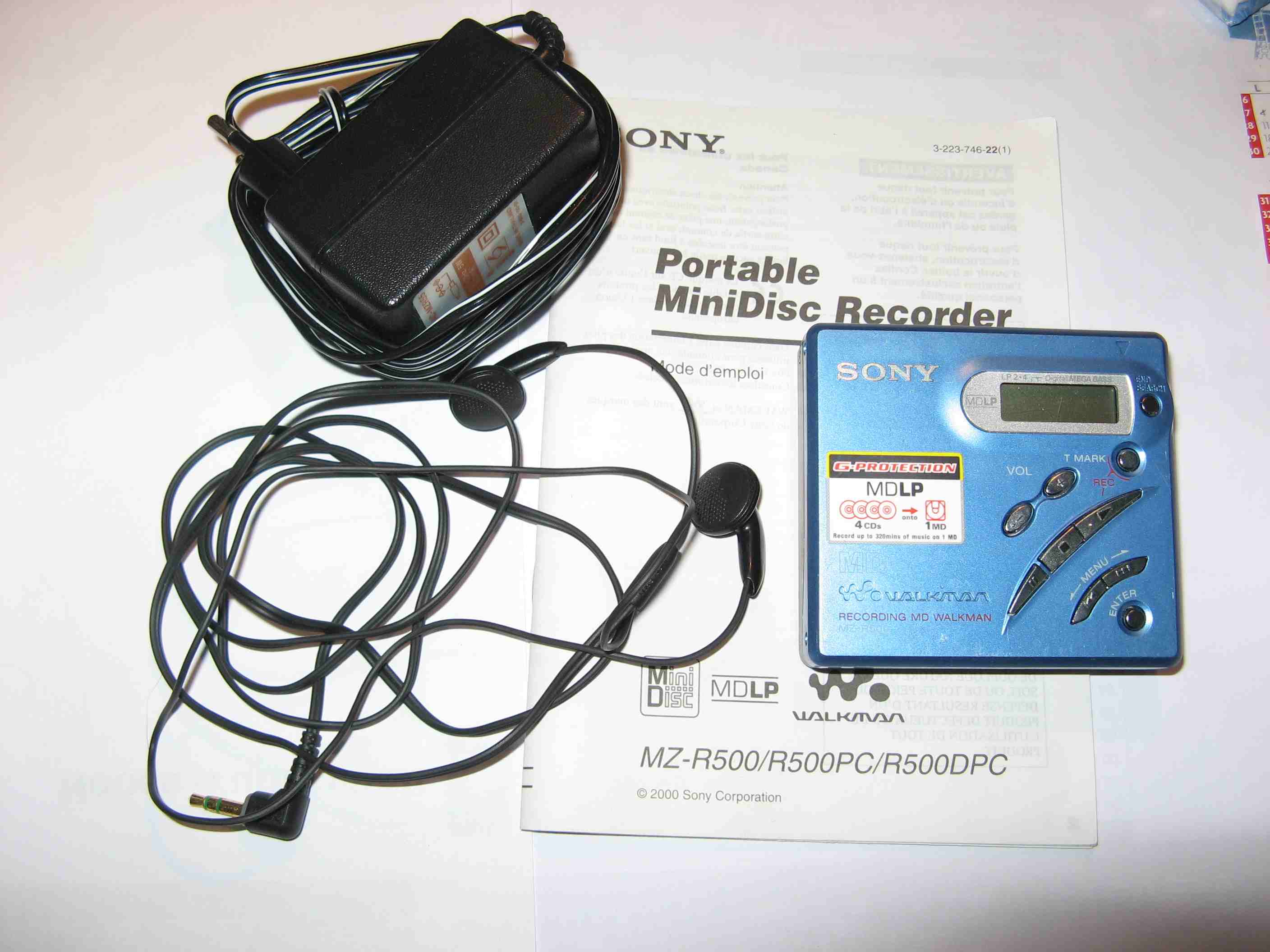 Sony MZR500 image (316179) Audiofanzine