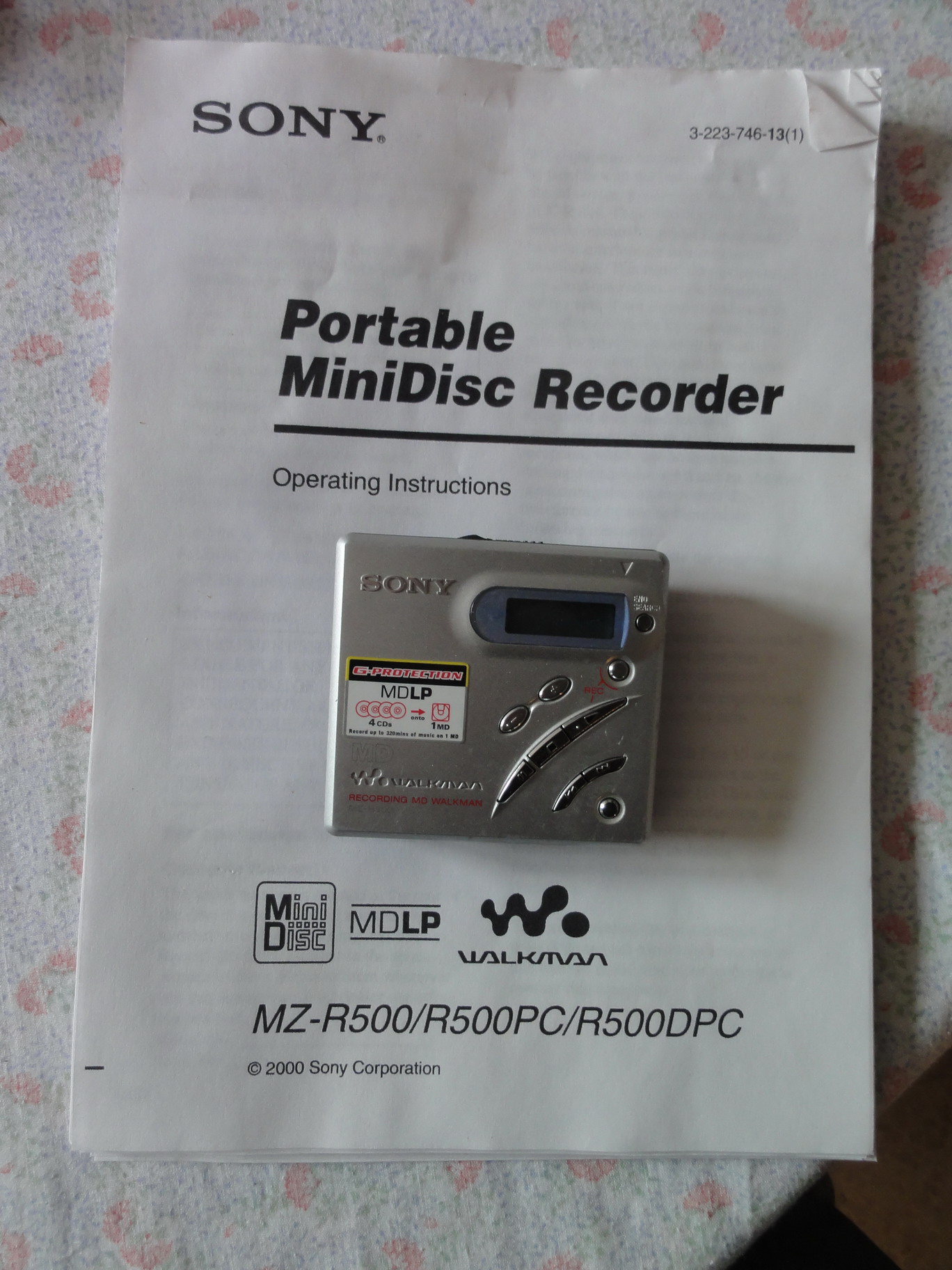 MZR500 Sony MZR500 Audiofanzine