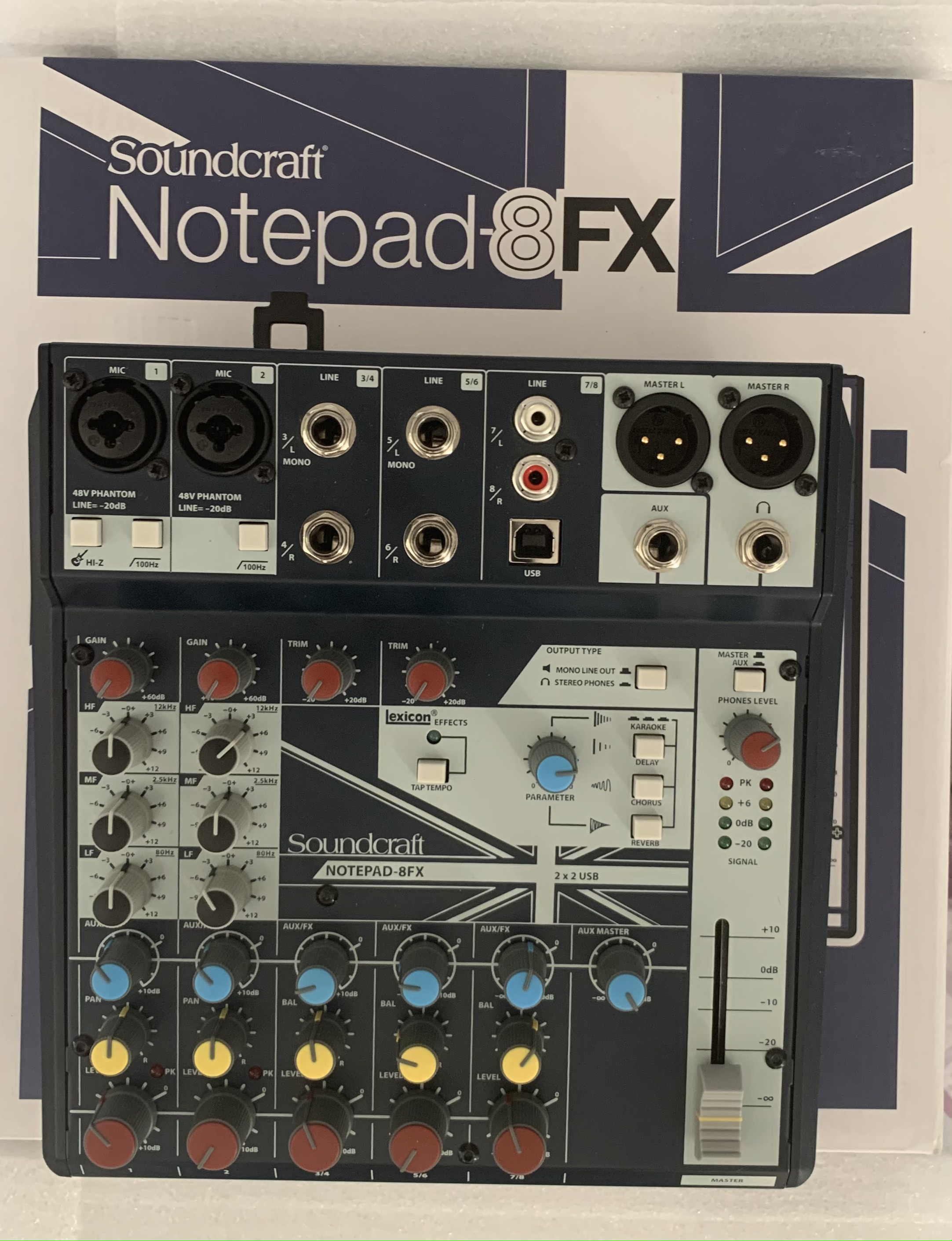 Notepad Fx Soundcraft Notepad Fx Audiofanzine