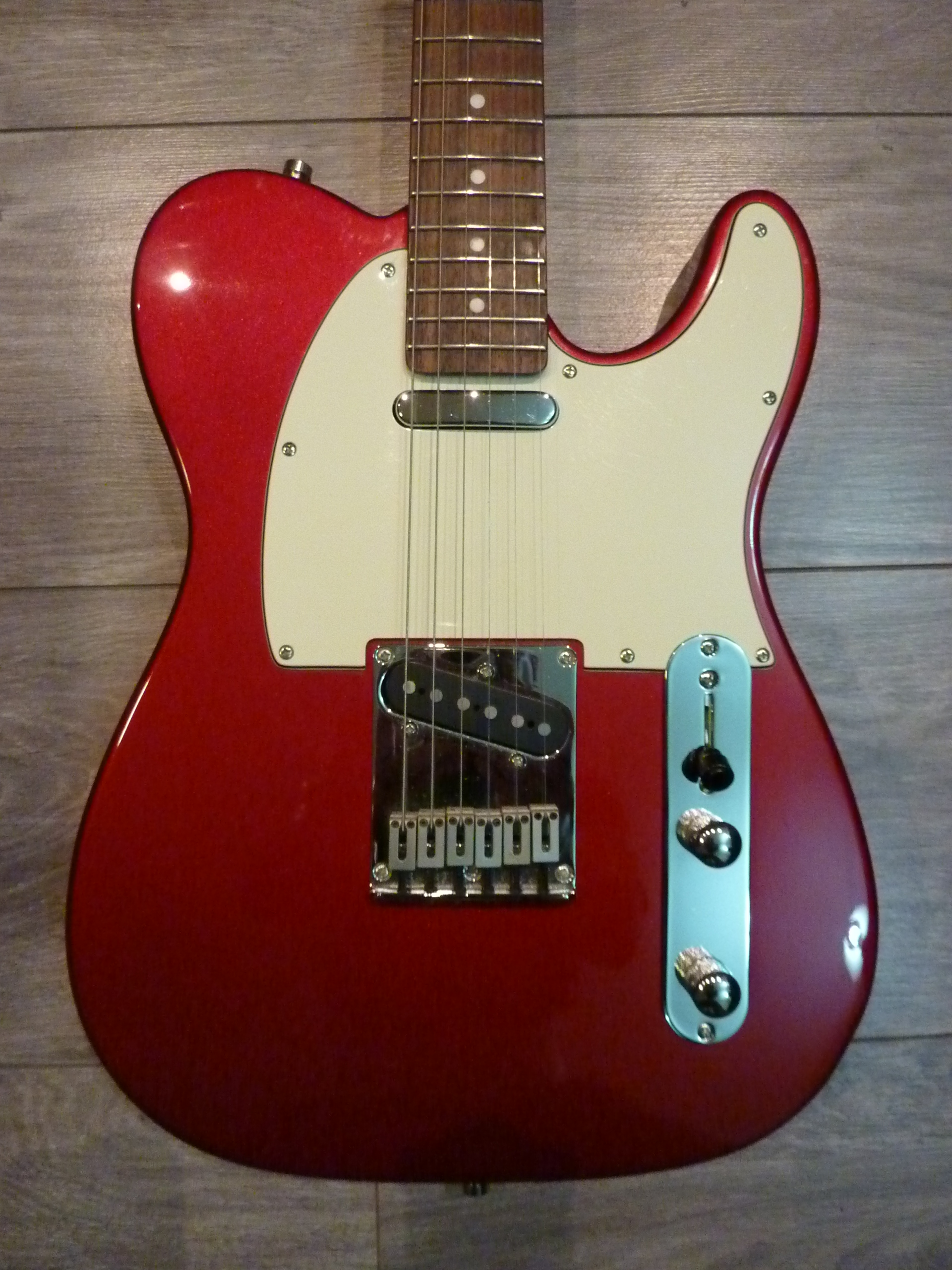 squier telecaster red