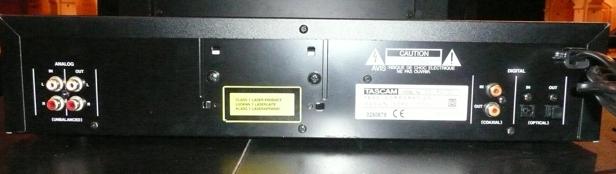 Tascam CDRW700 image (635154) Audiofanzine