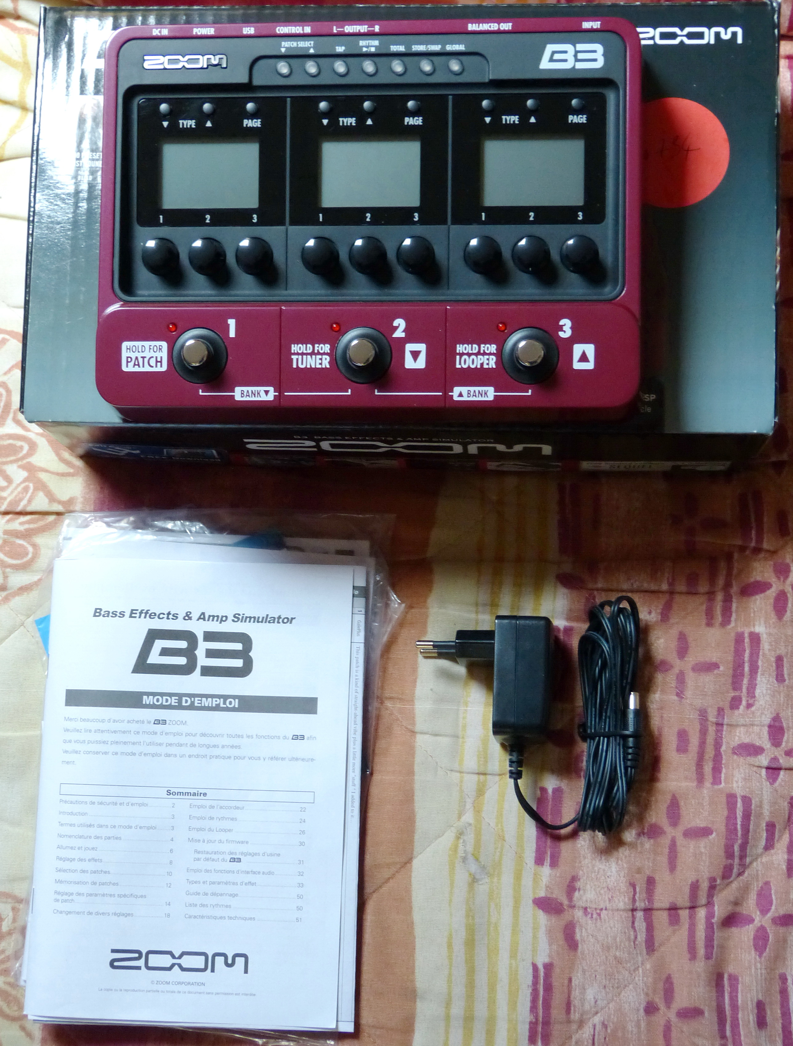 ZOOM B3 ベース用マルチエフェクター - ZOOM ズーム 最安値: 成田富山