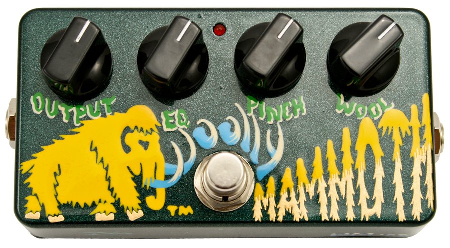 ZVEX Woolly Mammoth Hand Painted Bass Guitar Fuzz Effects